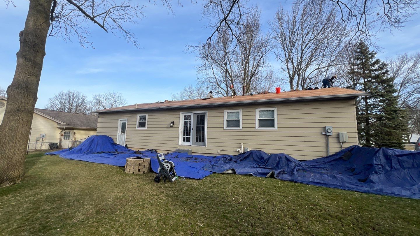 Residential Roofing Installation using GAF Timberline HDZ Charcoal by Nitro Roofing and Construction