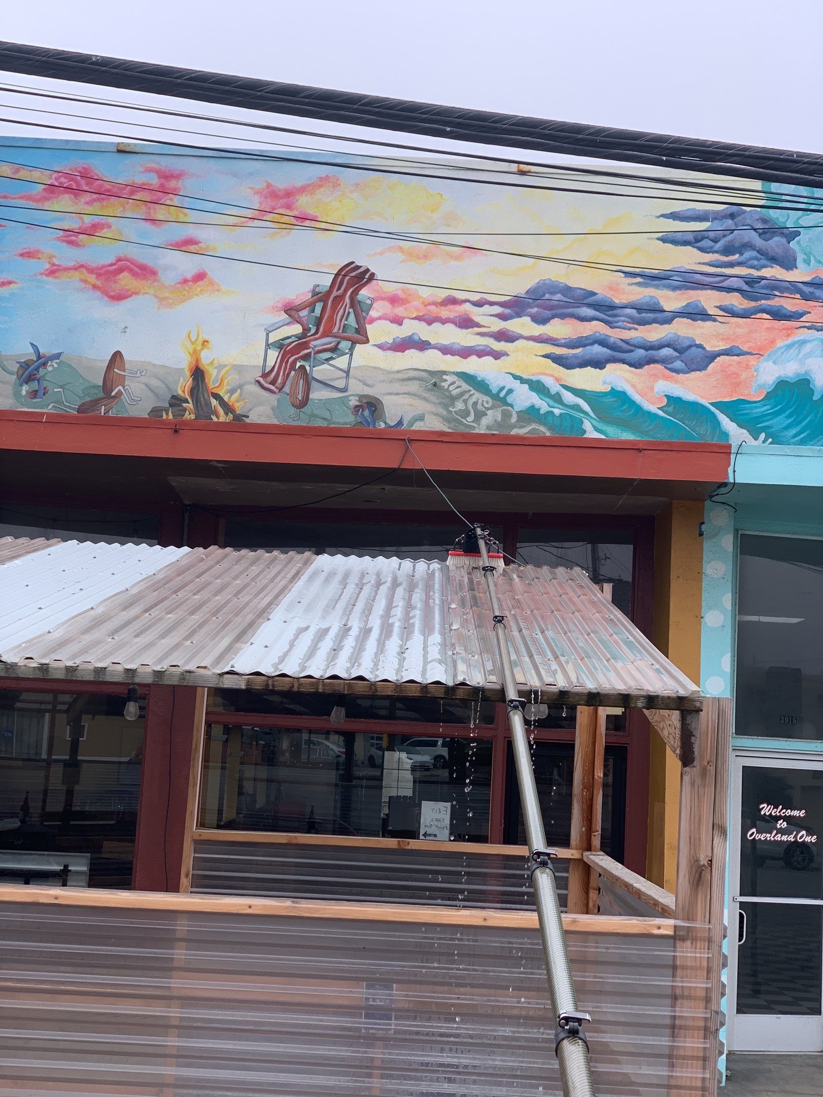 Window Clean—Pizza Place On Noriega by SpotFree Window Cleaning