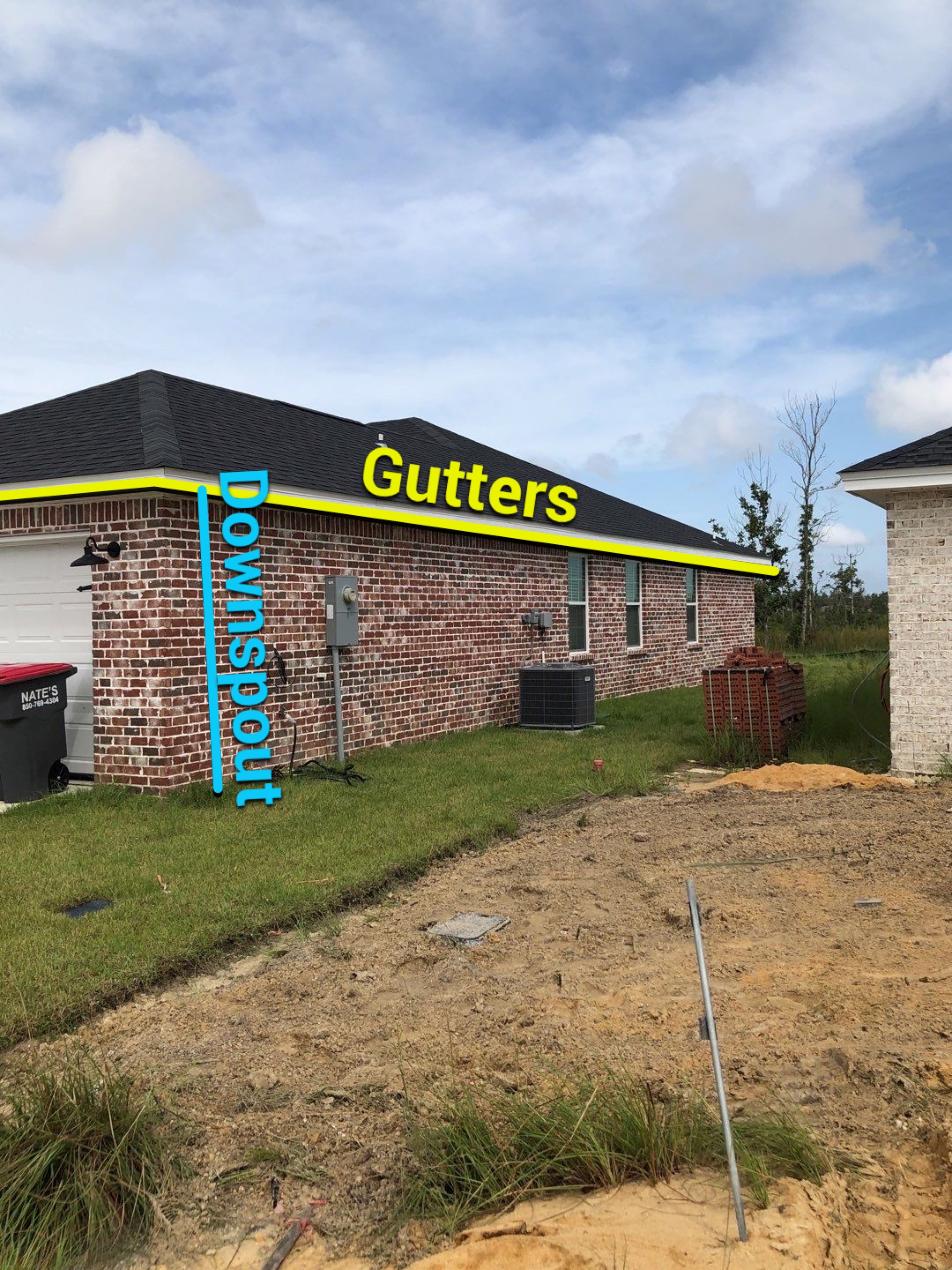 Gutter Installation using K-Style Seamless Gutters by Gutter Professors