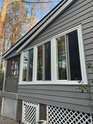 Nashville Window and Door Replacement Featuring Rain Glass Entry Door