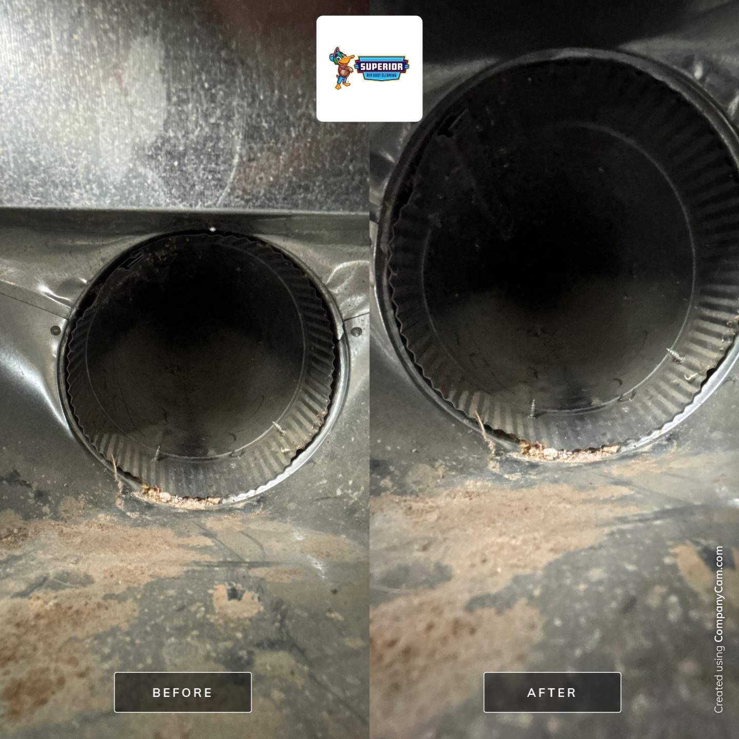 Air Duct Cleaning With a Vacuum Truck in Deerfield, OH by Superior Air Duct Cleaning