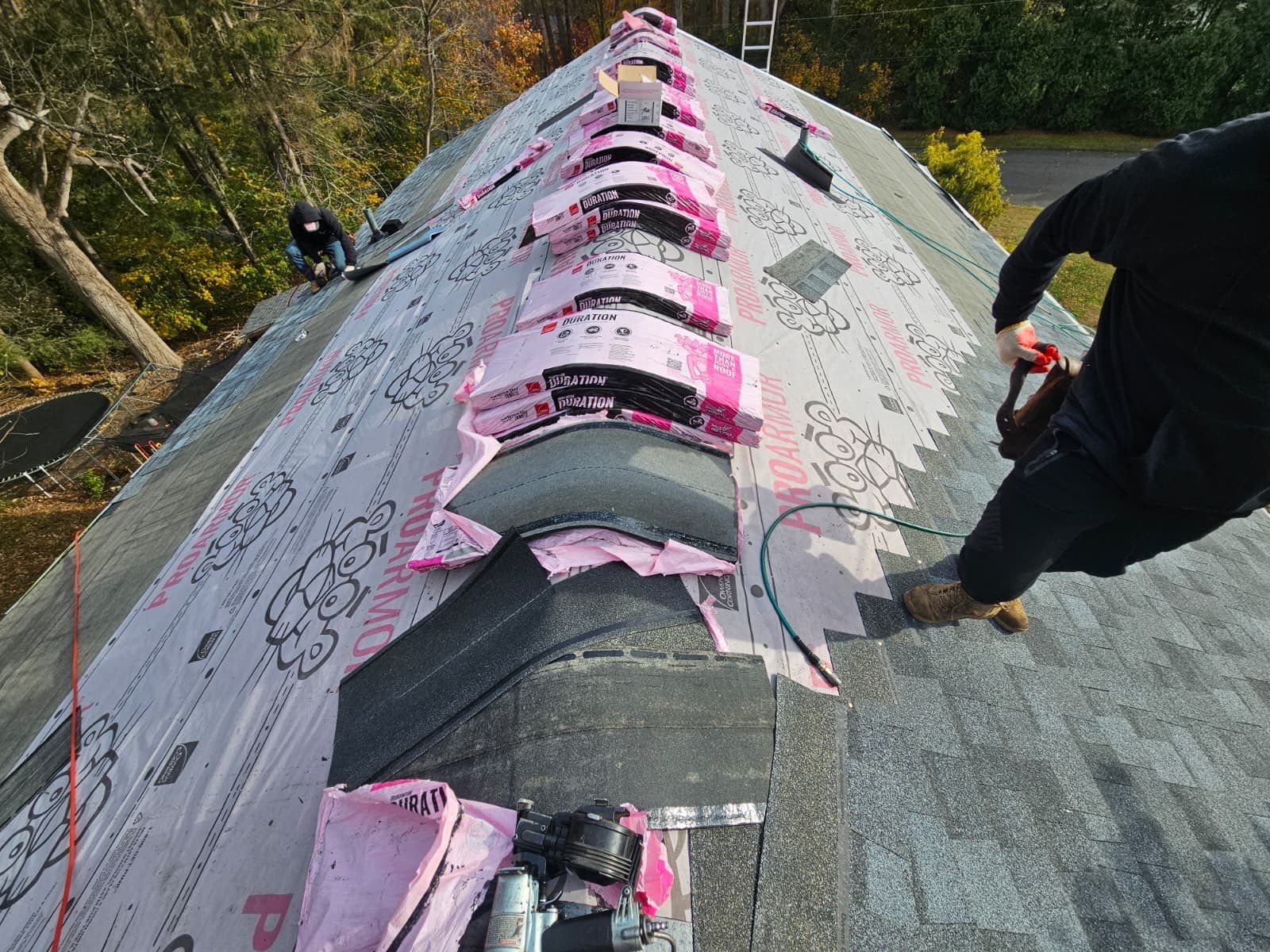 Owens Corning Duration: Slatestone Gray in Guilford by Golden Shield Roofing