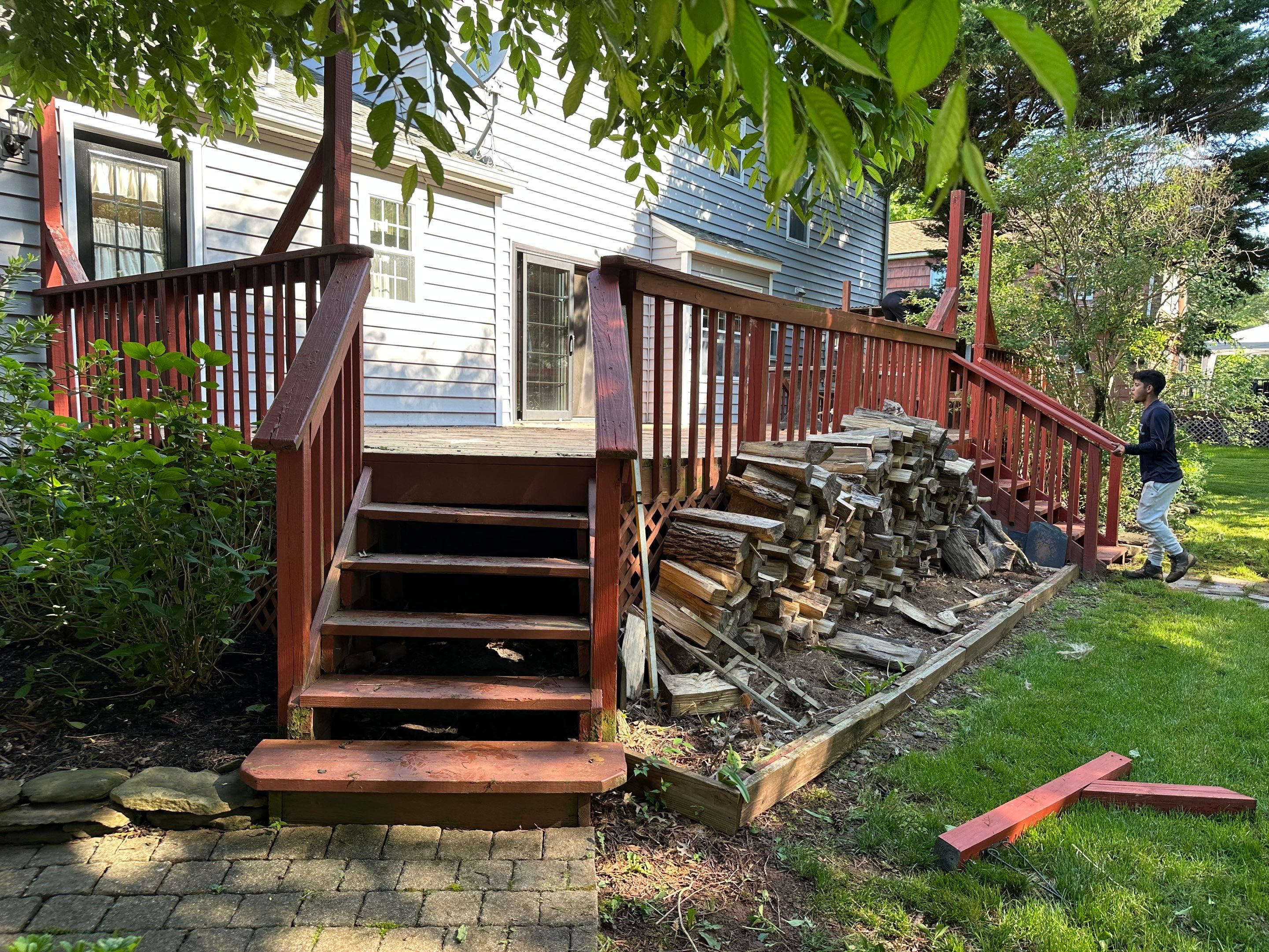 Deck resurface in Flemington by deck guardian