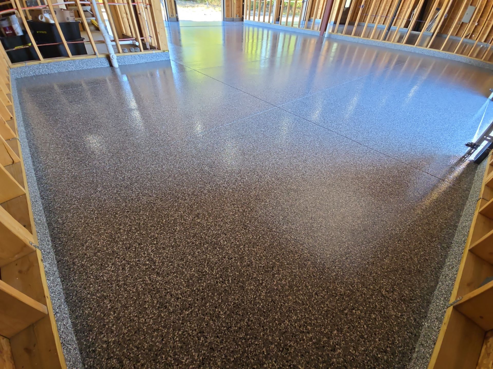Large Garage in Smoke - Poland, OH by Alexander Concrete Coatings