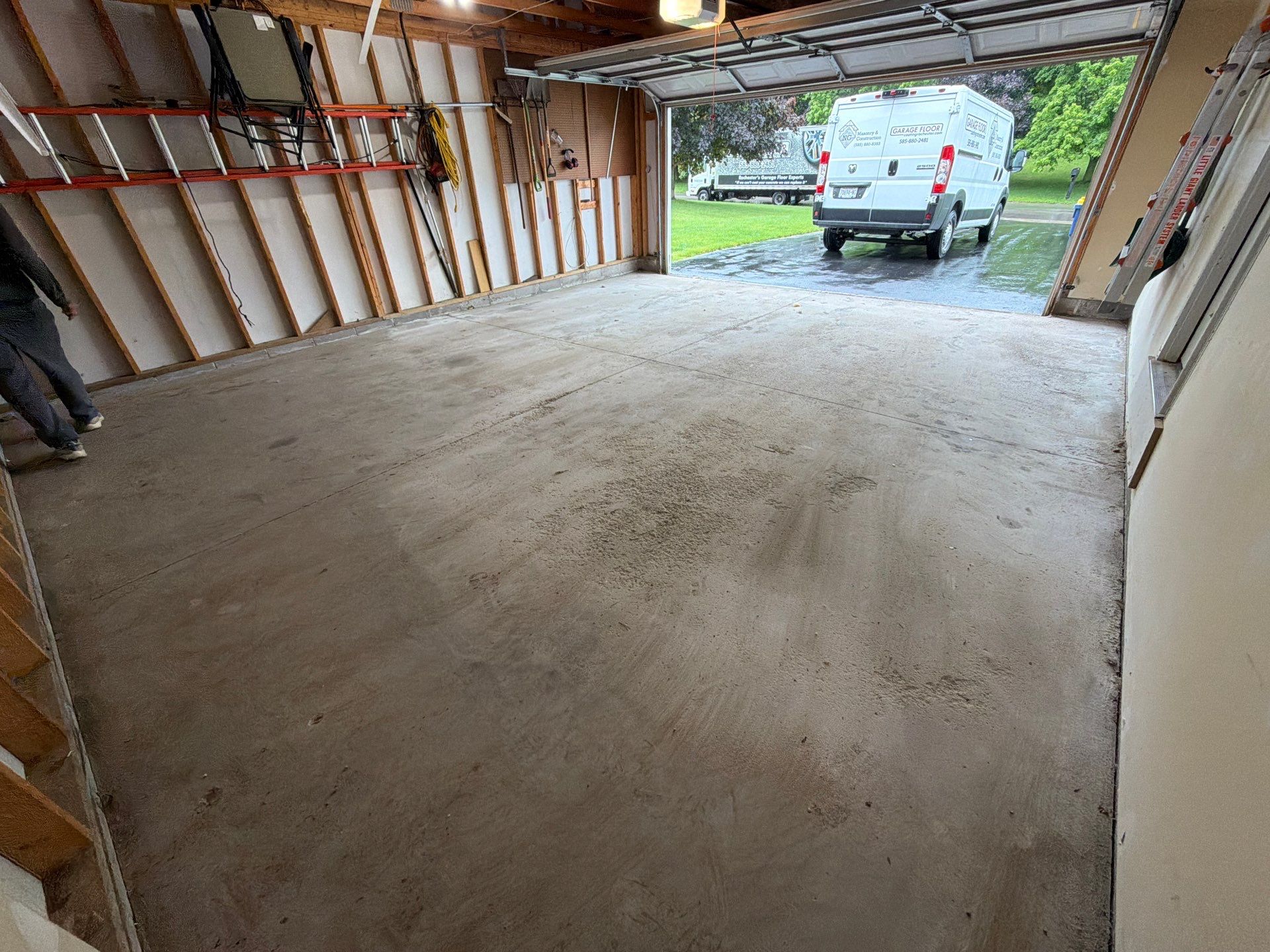 Vintage Silverado Garage Coating by NG Masonry & Construction LLC