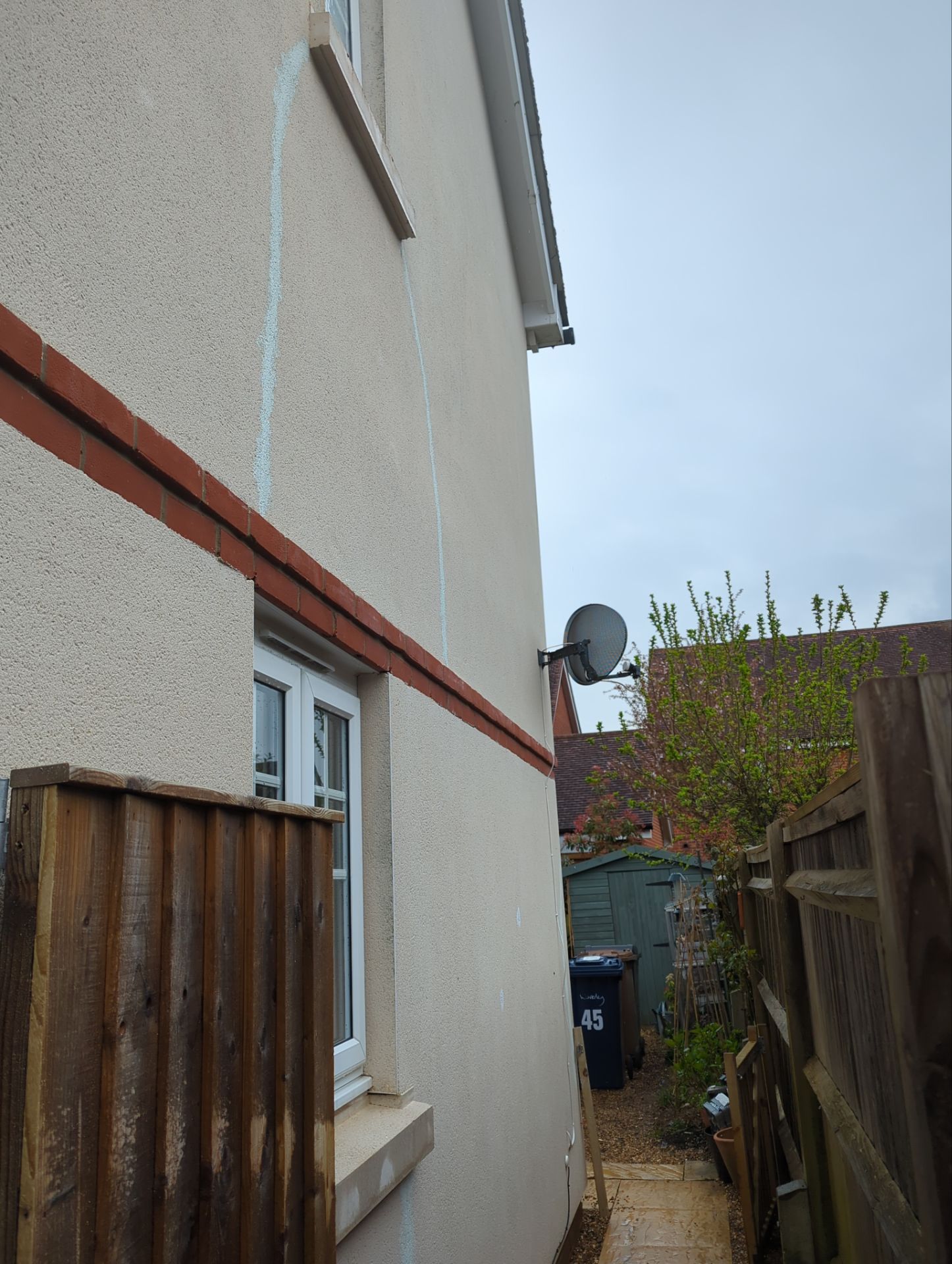 Render Clean using Softwash Equipment by Ges Exterior Cleaning ltd
