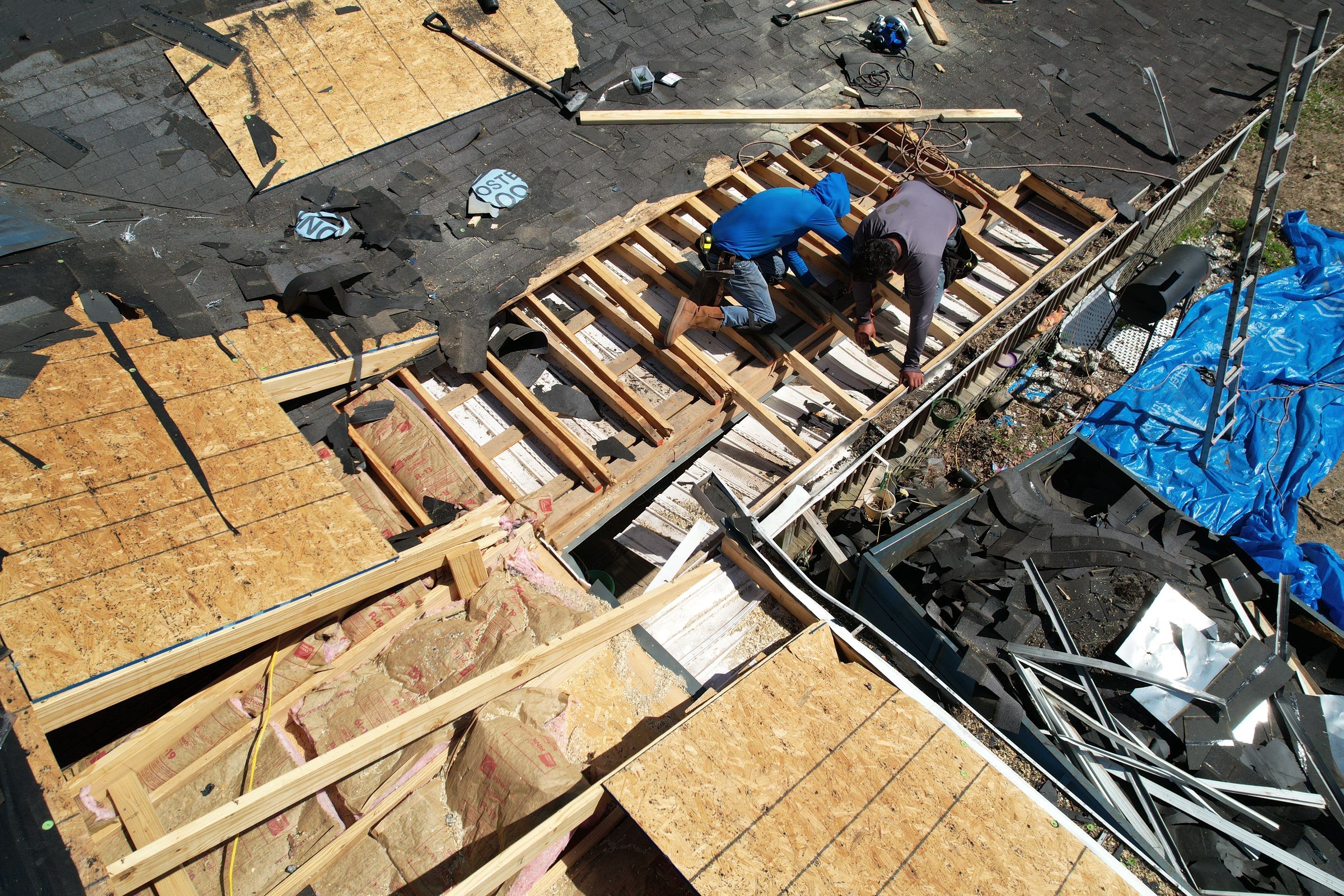 Residential Shingle Reroof using Certainteed Landmark 3-Tab by Hostetler Roofing