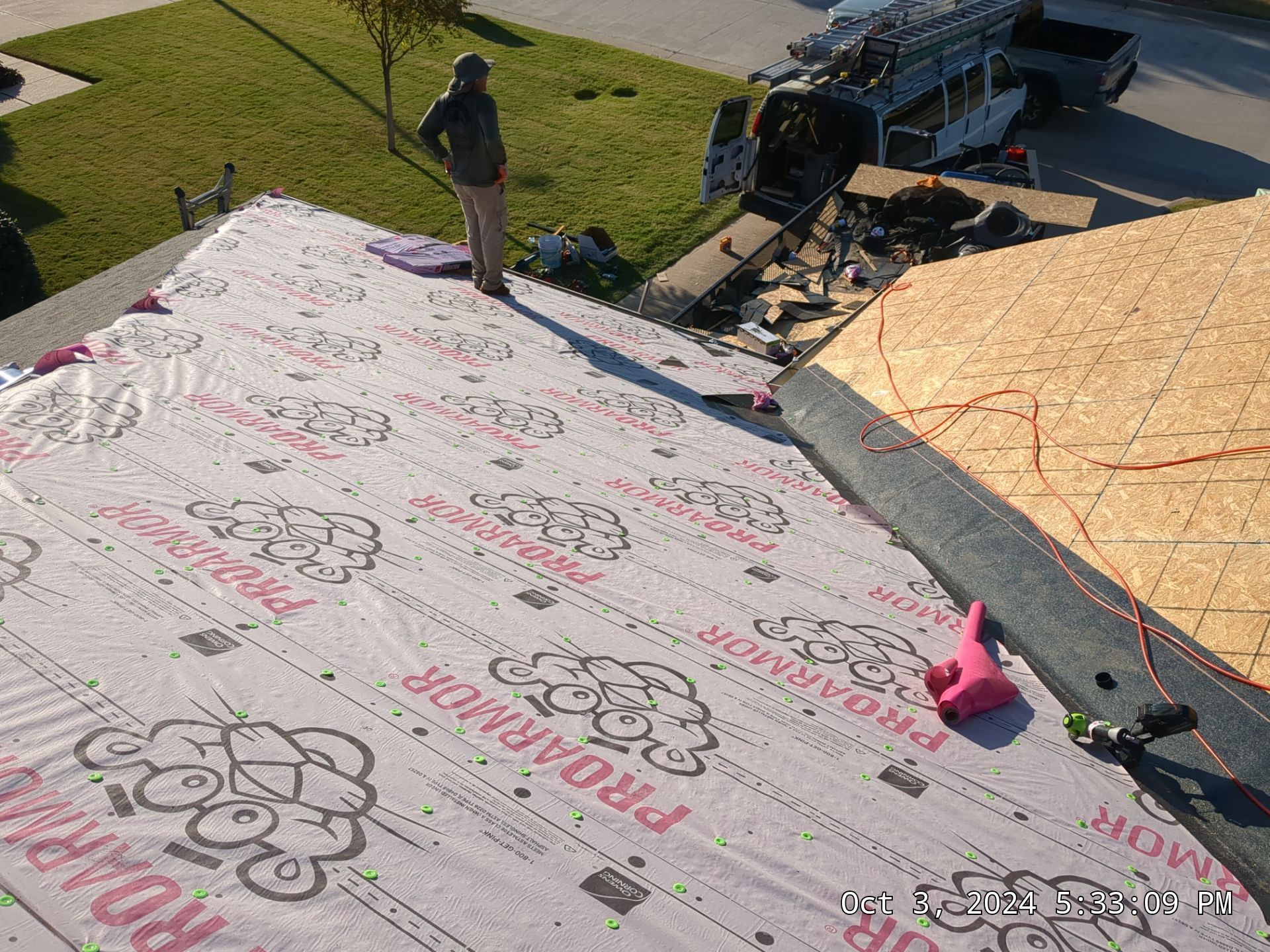 OKC Residential Roofing Installation using Owens Corning by Blackforest Roofing