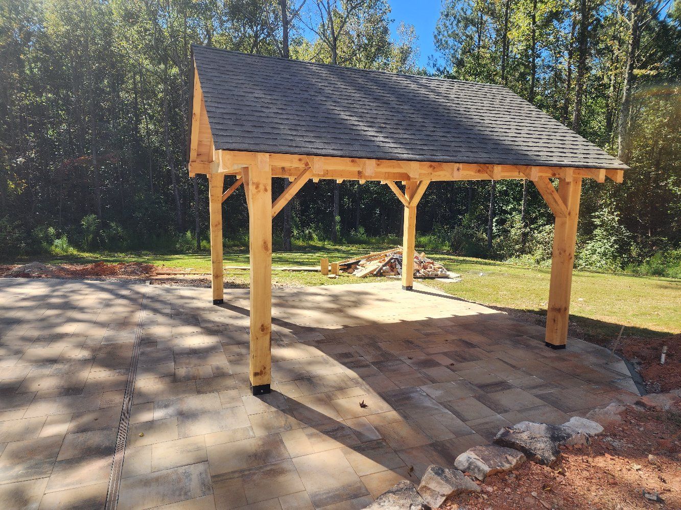 Cabana Staining using Pecan by SSE by Titans of Timber Fence & Stain