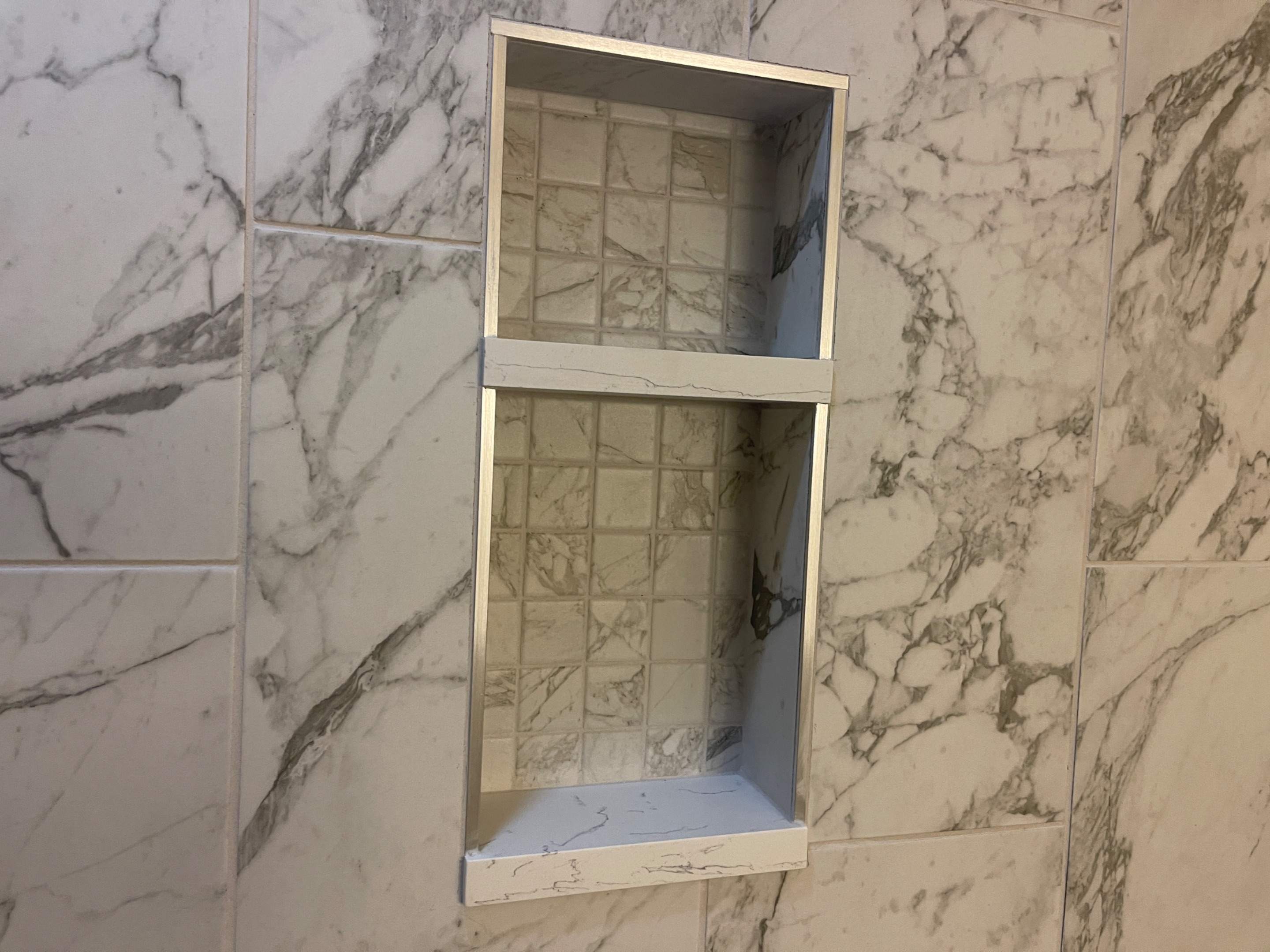 Bathroom remodel by Mena stone surfaces
