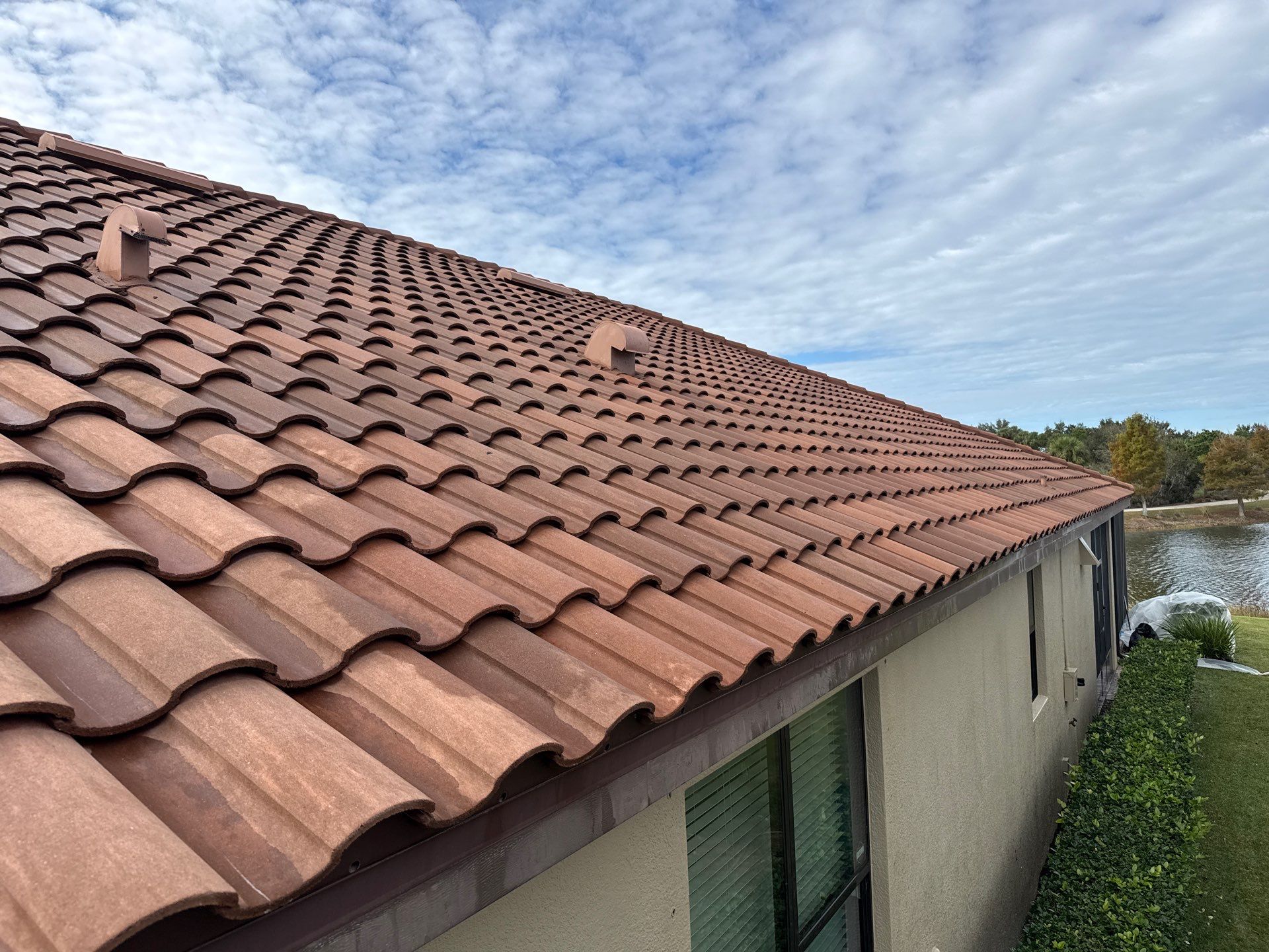 🌿 Tile Roof Cleaning in Lakewood Ranch — Safe for Plants & Tortoise-Friendly! 🐢✨ by Sunshine AquaWash