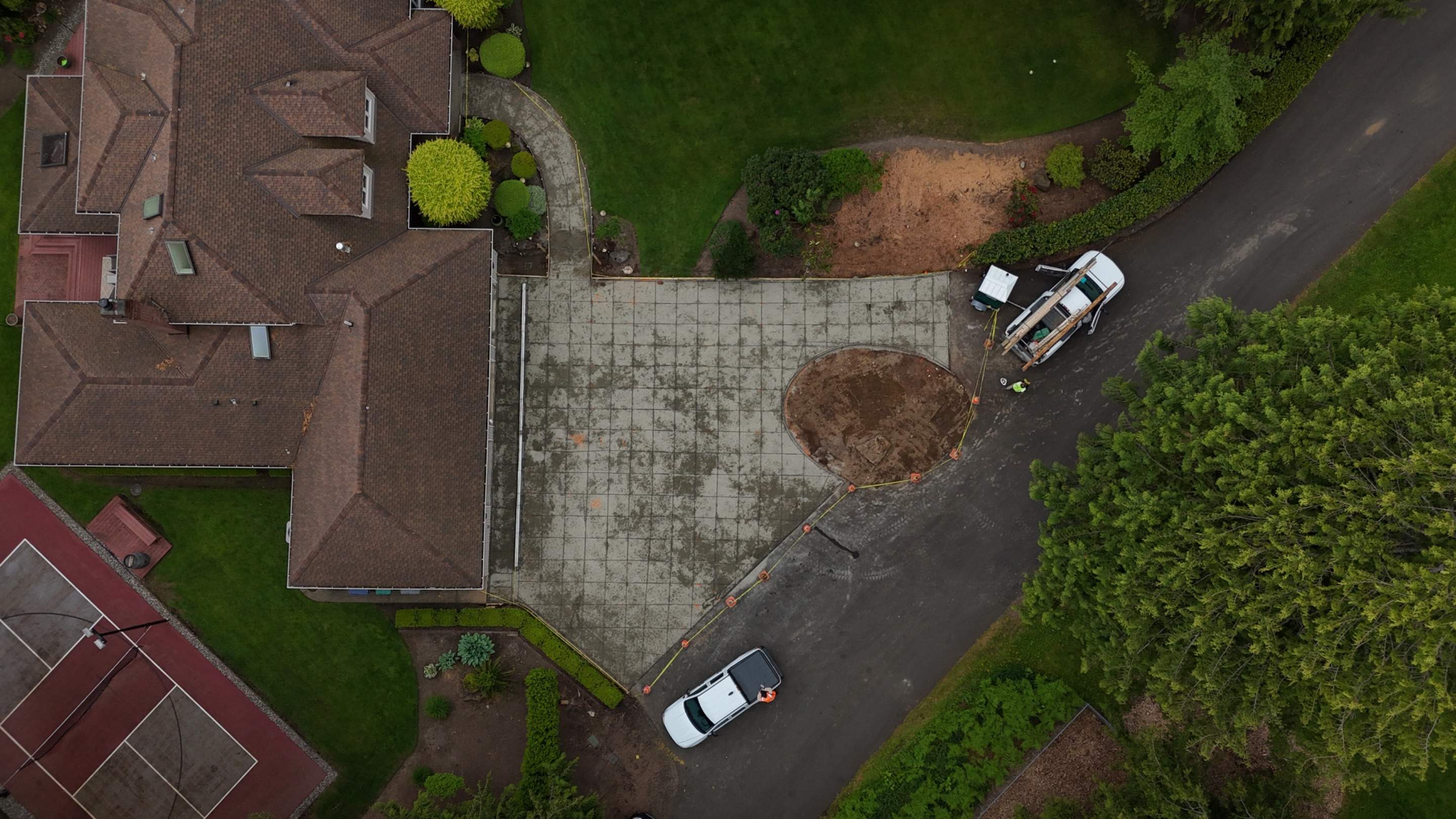 Stamped Concrete Driveway Renovation | Woodinville  by Jireh Asphalt & Concrete Inc 