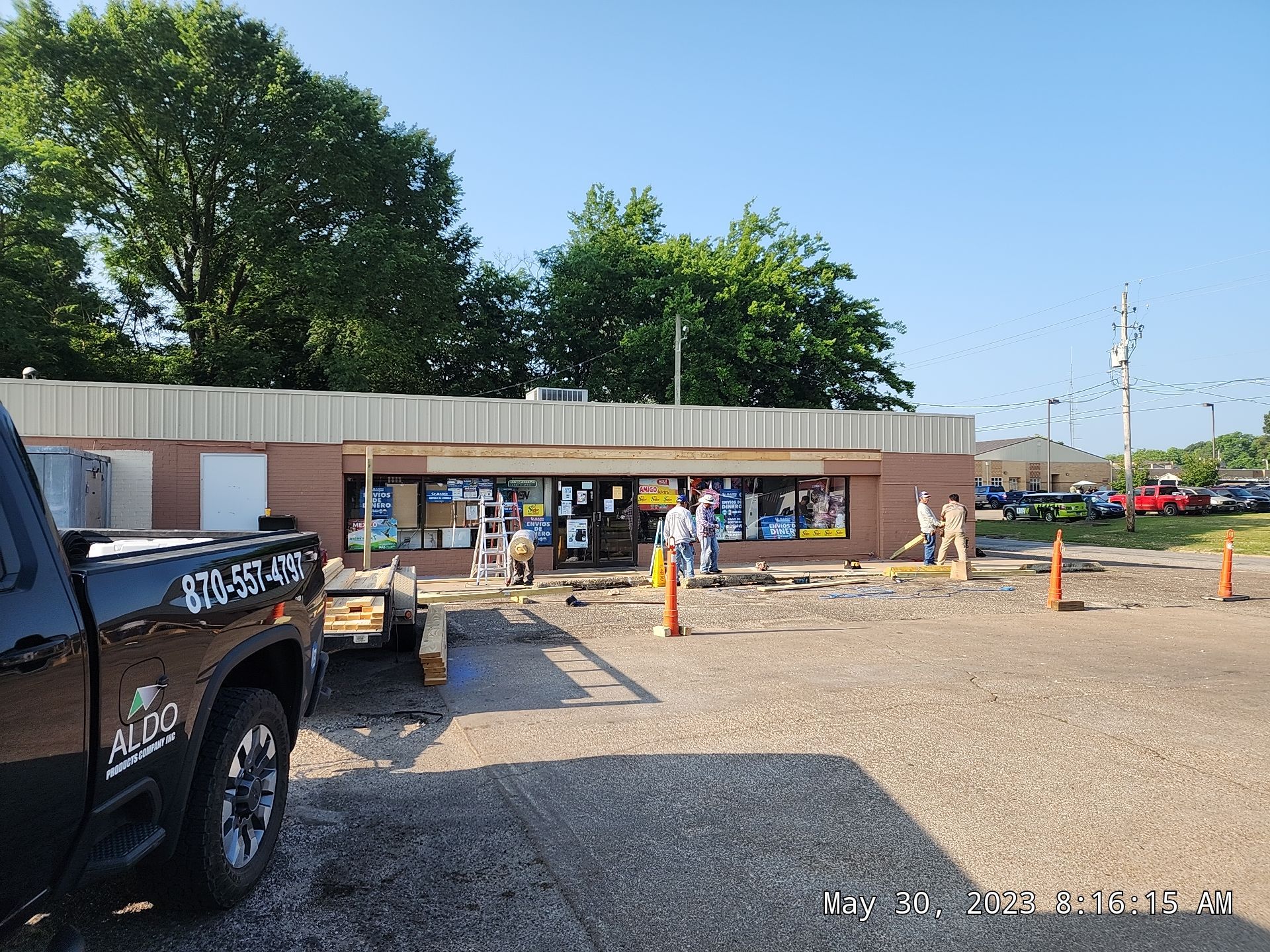 Store Building in Hope by Hostetler Roofing