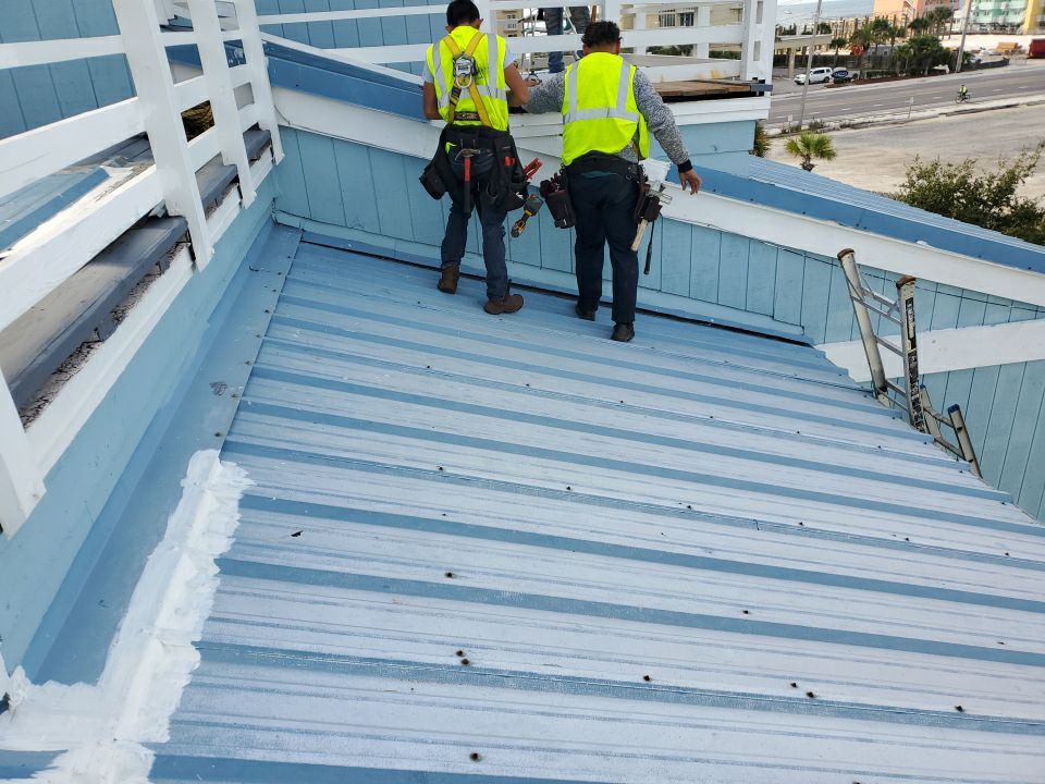 Commercial Roofing Installation using Metal roofing by American Roofing & Construction LLC