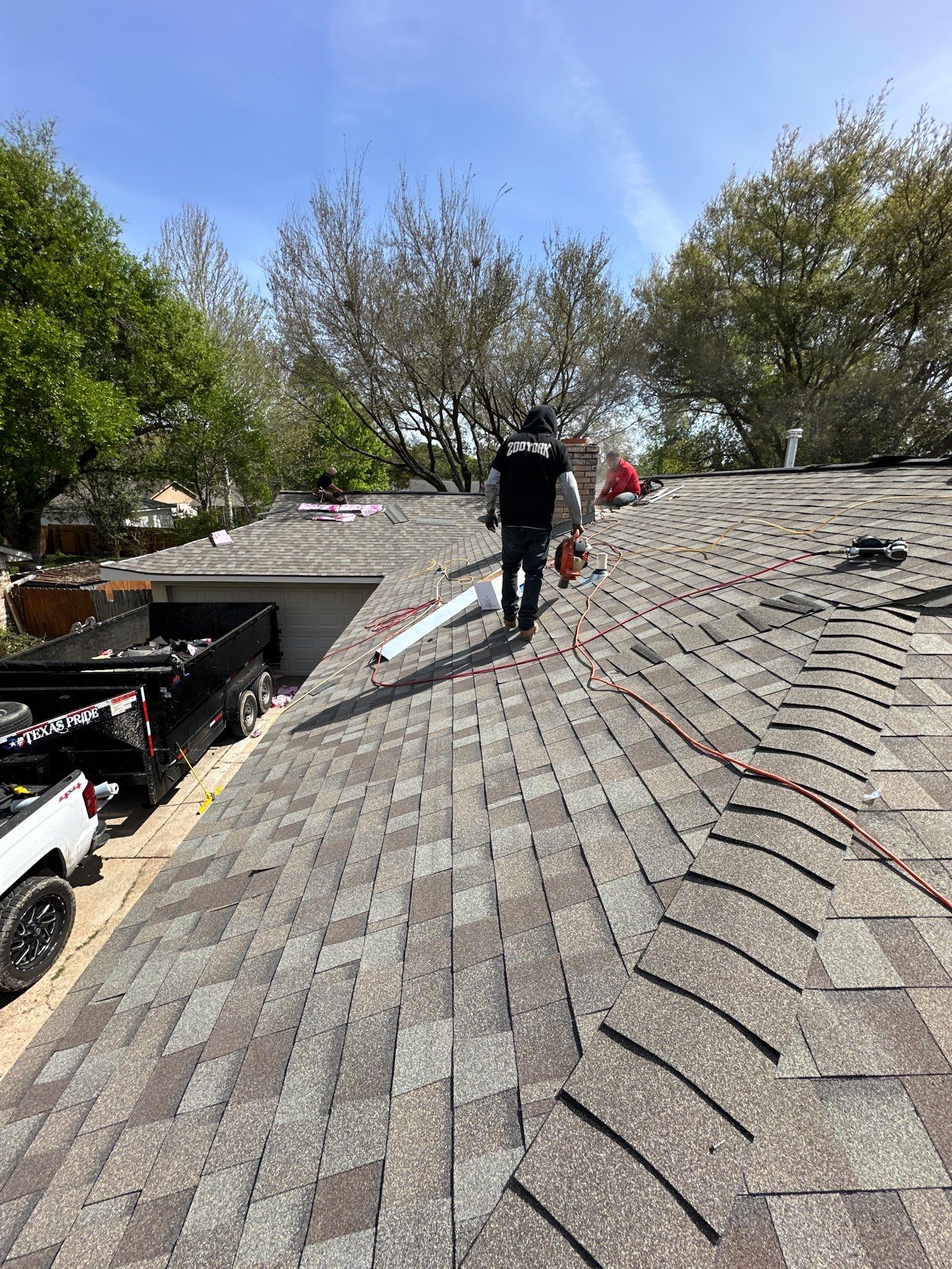 Project in Houston by Motion Roofing