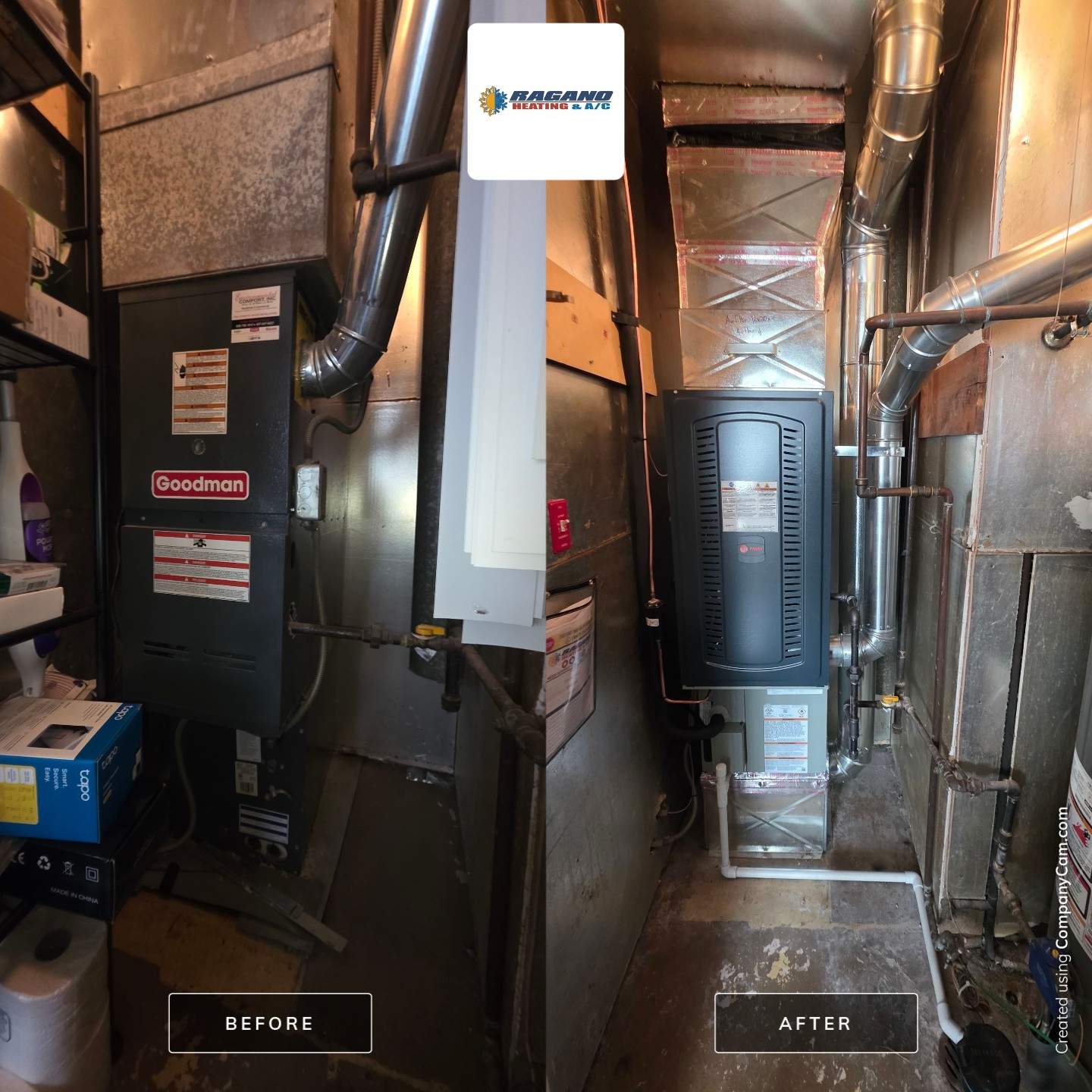 American Standard Furnace & A/C Addition by Ragano Heating & Air Conditioning Inc
