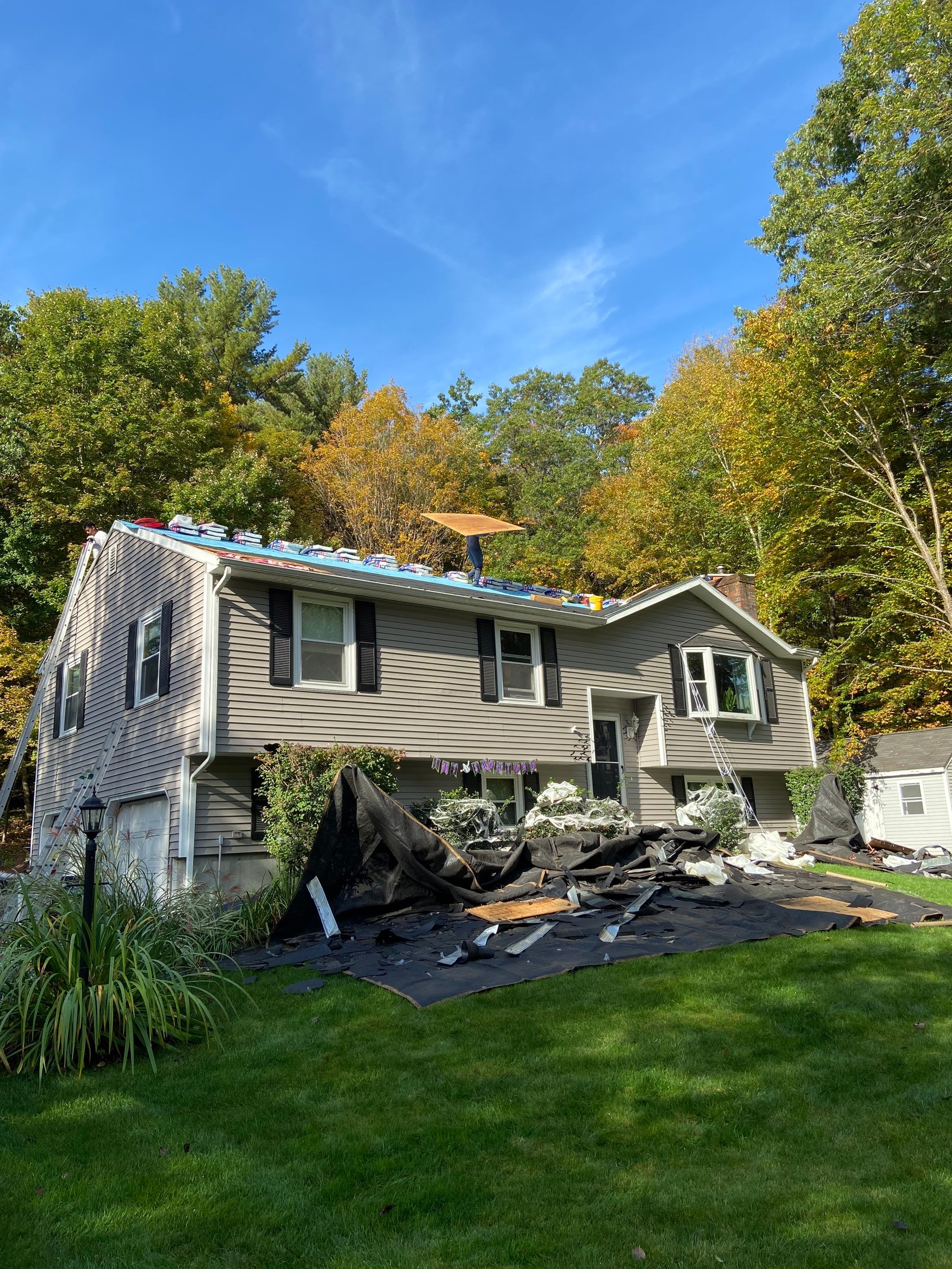 Residential Roofing Installation using GAF Timberline HDZ by Sensible Home Solutions
