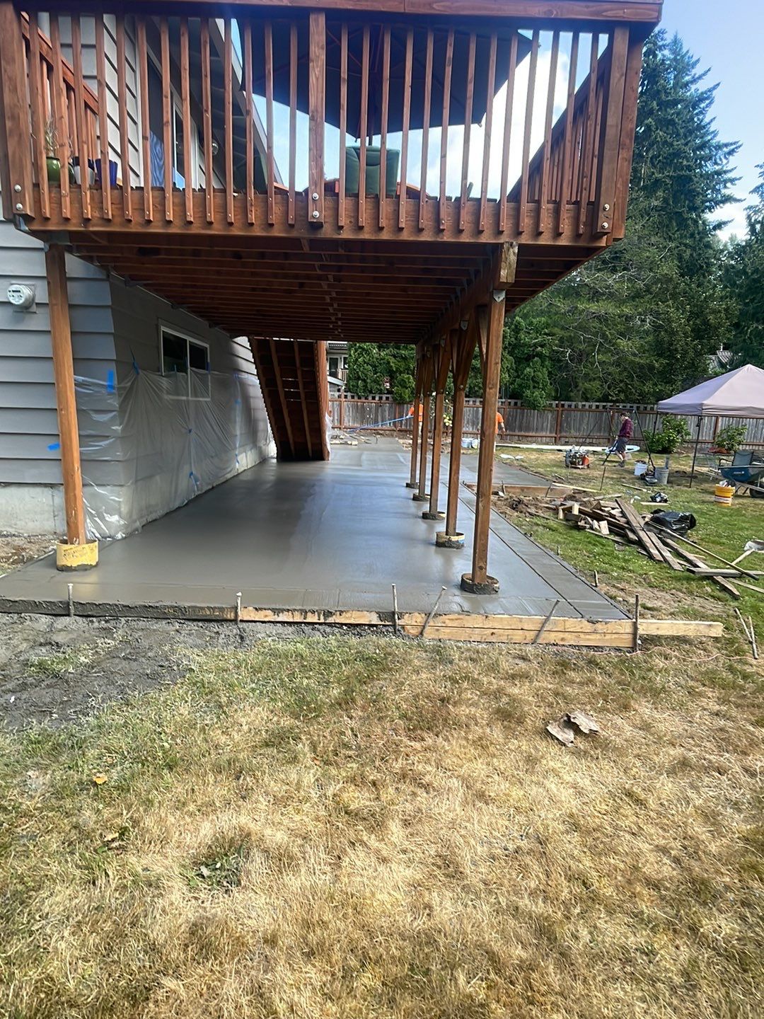 Chris | Stamped Concrete Patio, Walkway & Steps by Jireh Asphalt & Concrete Inc 