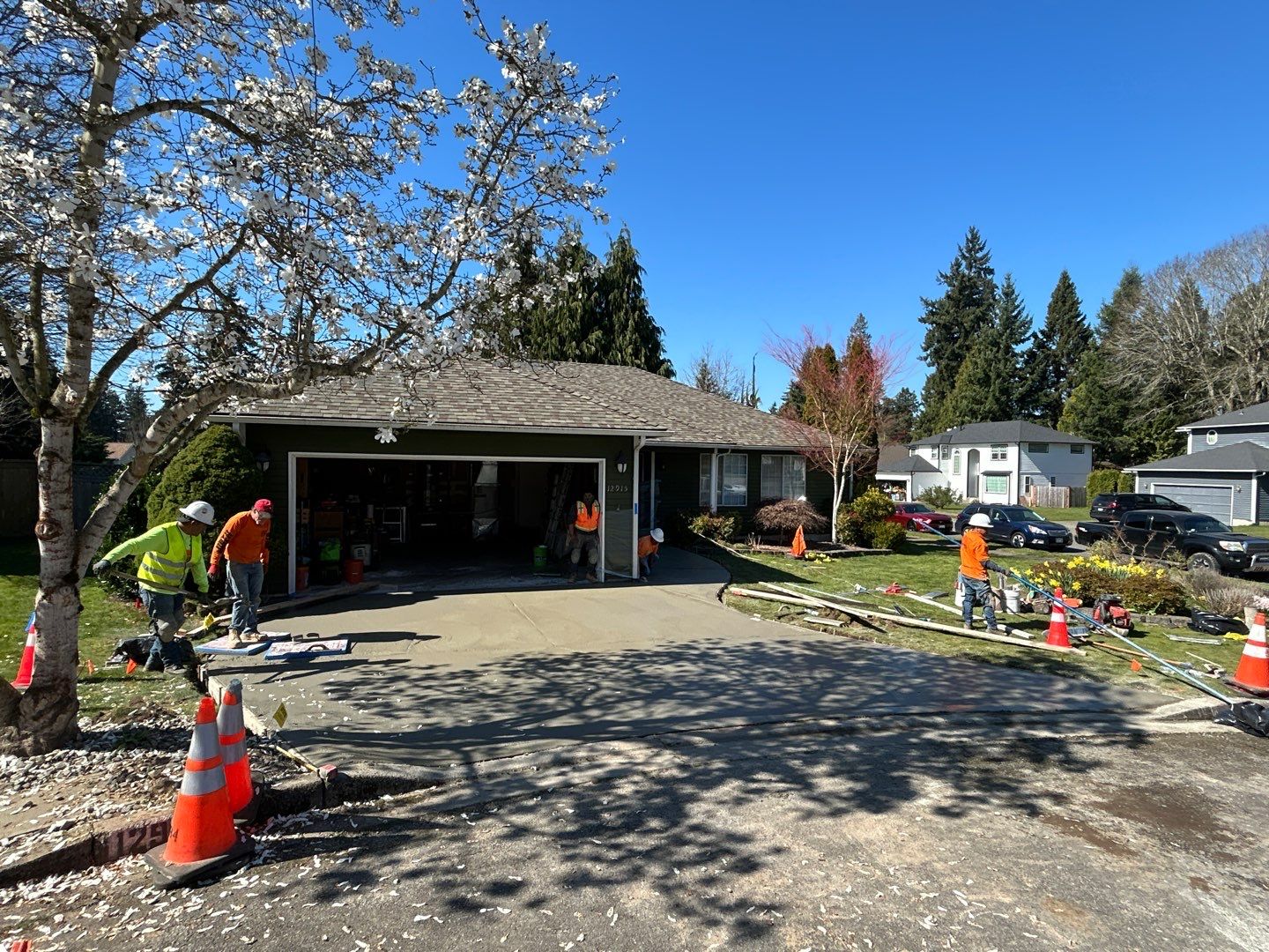 William | Concrete Driveway by Jireh Asphalt & Concrete Inc 