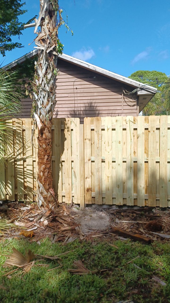 Nokomis, FL 6ft. Tall Treated Wood Shadowbox  by Asap fence and gates, LLC