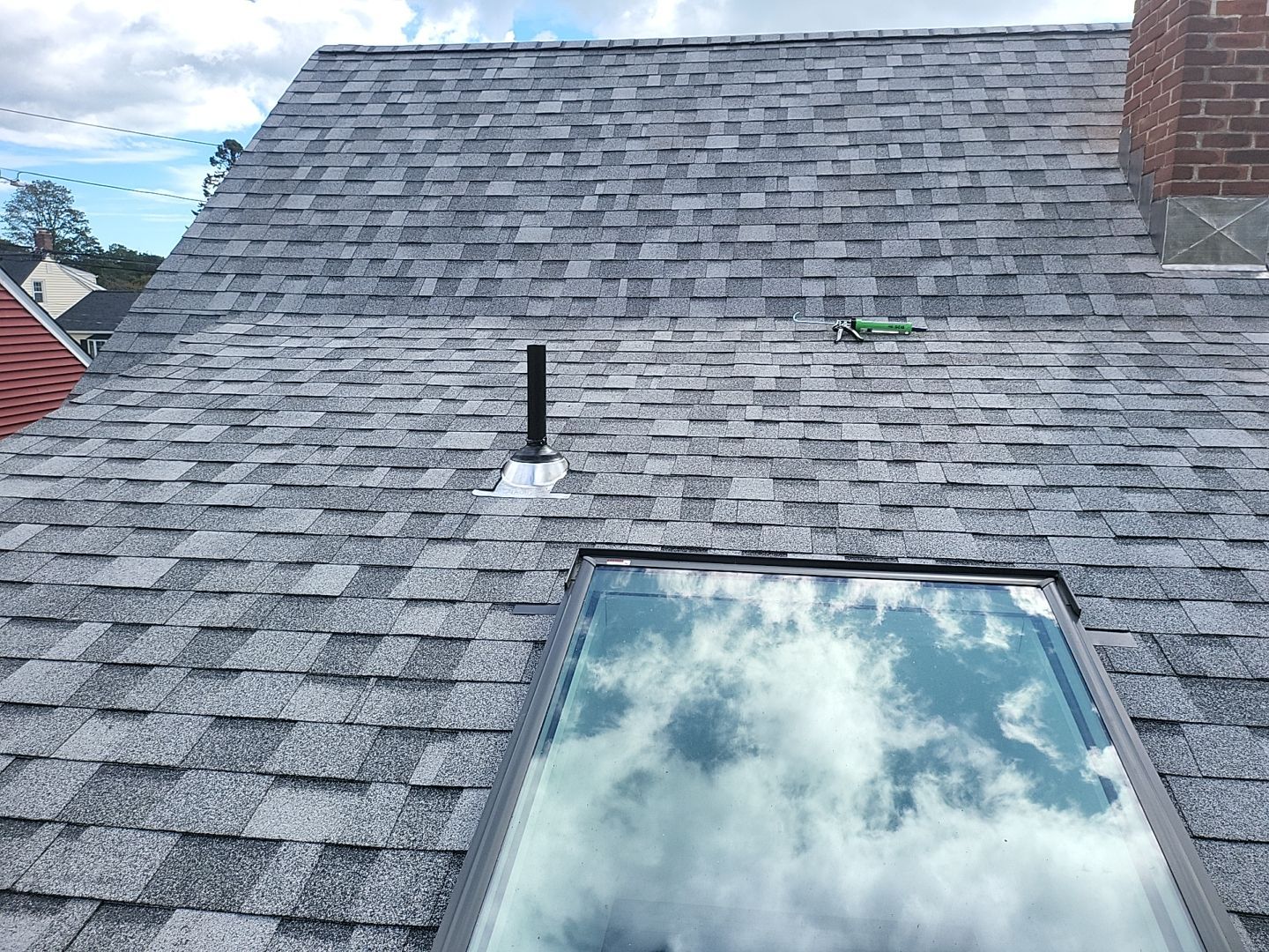 Residential Roofing Installation using Owens Corning TruDefinition Sierra Gray by A Plus Exterior