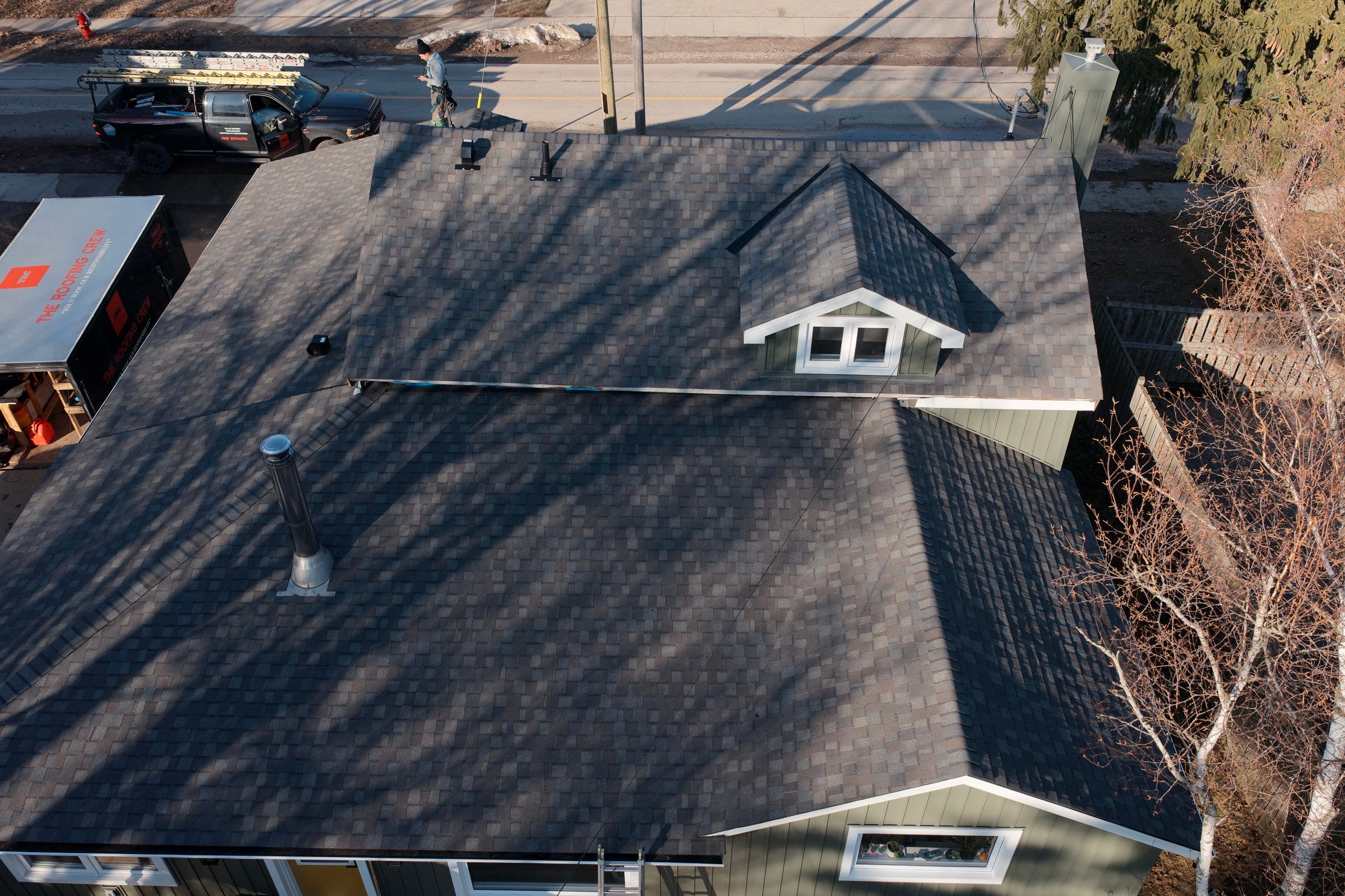 Project in Hamilton by The Roofing Crew