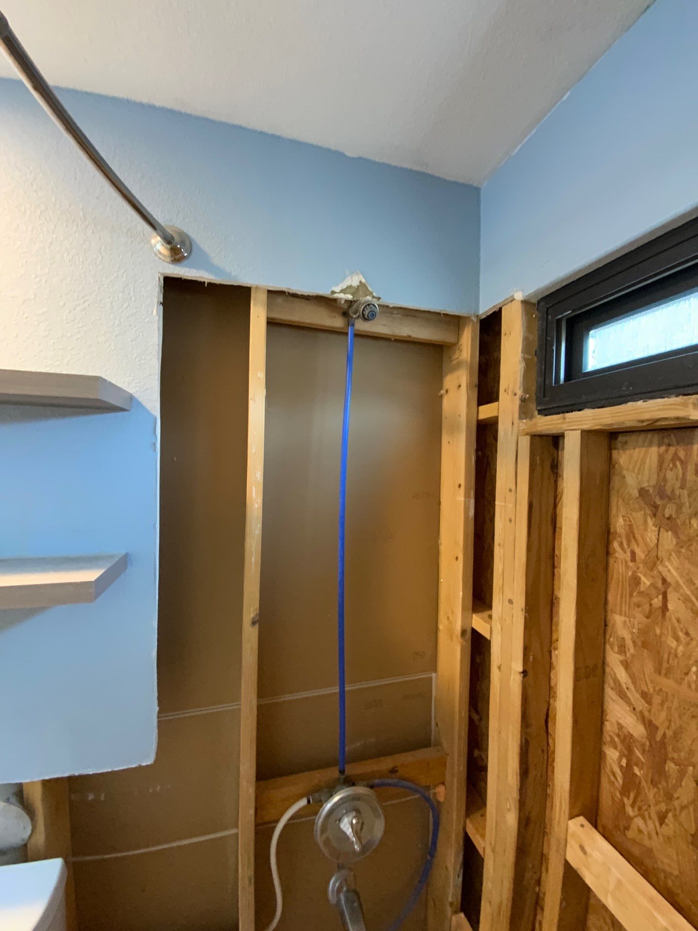 Bathroom Remodel with New Shower and Vanity by SC Remodeling