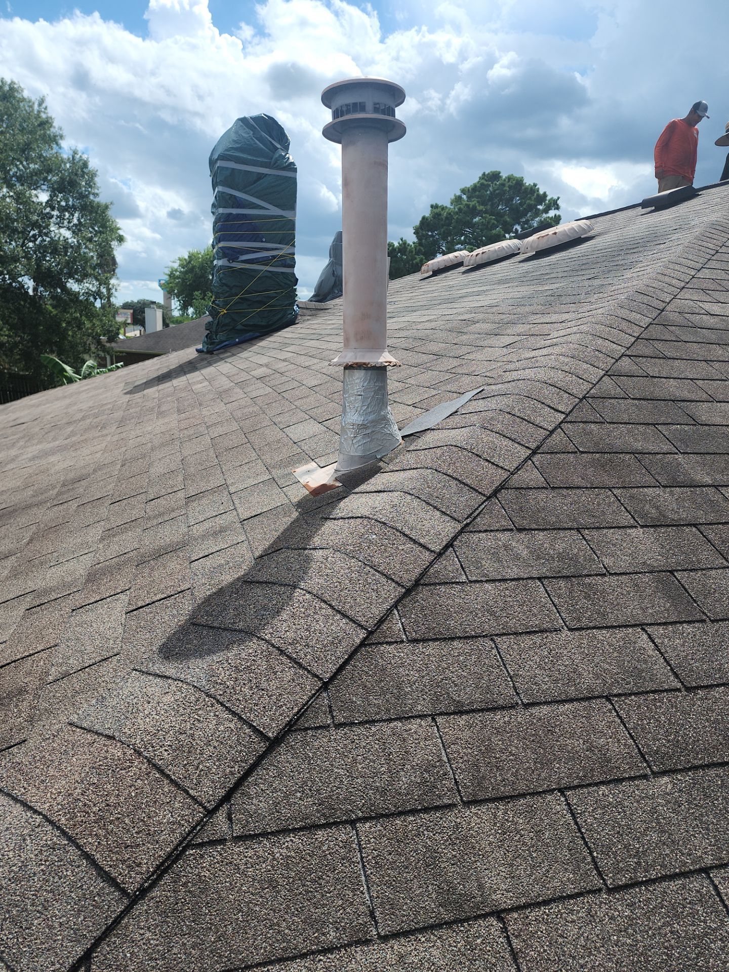 Residential Roofing Installation using Owen's Corning Duration (Lifetime) Shingles by Roof Repair Company