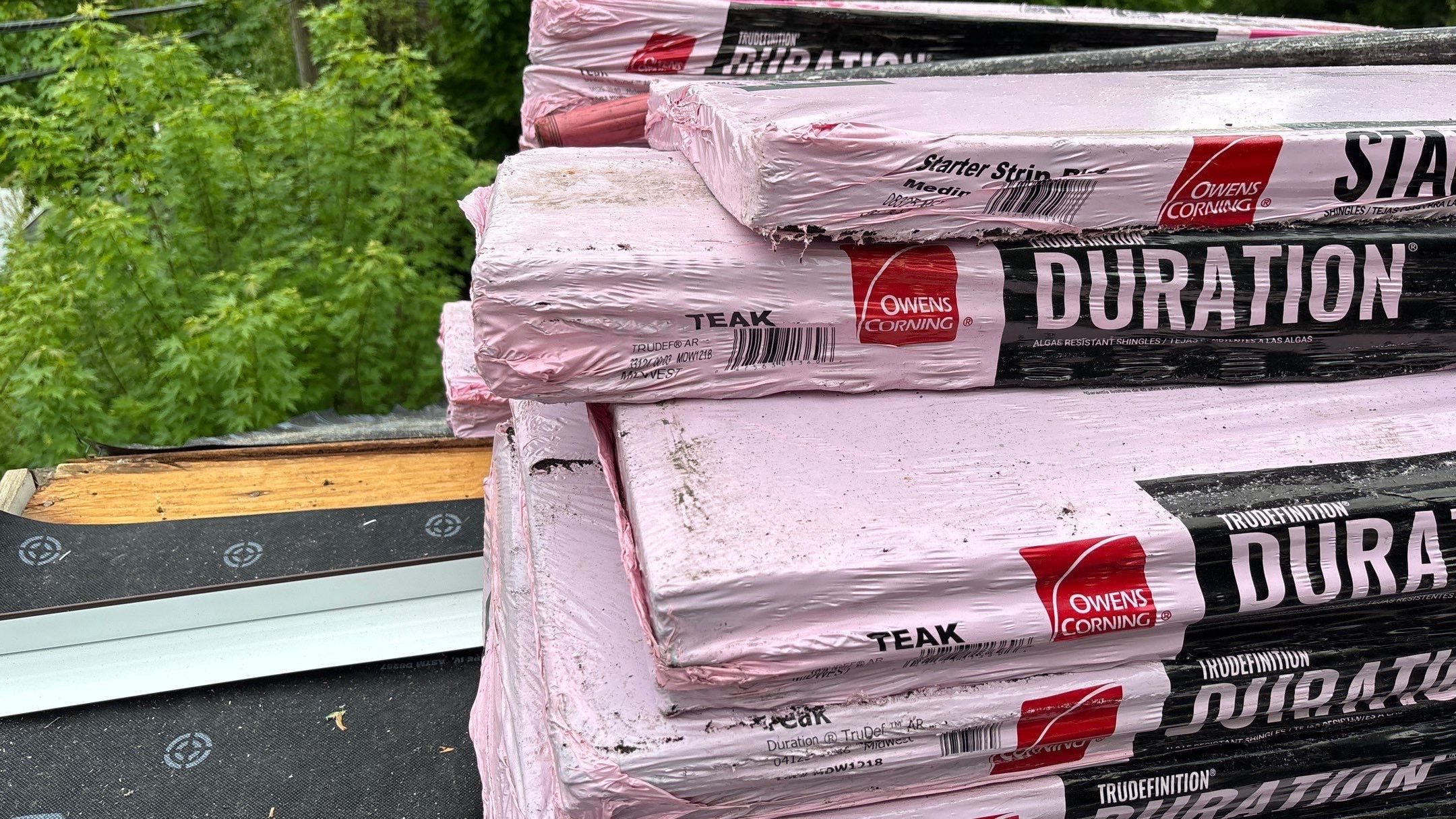 Roof Replacement using Owens Corning Teak by 180 Contractors