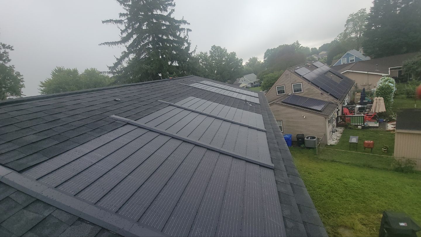 Roof and Solar Installation using GAF Timberline Solar HDZ by ExteriorPros