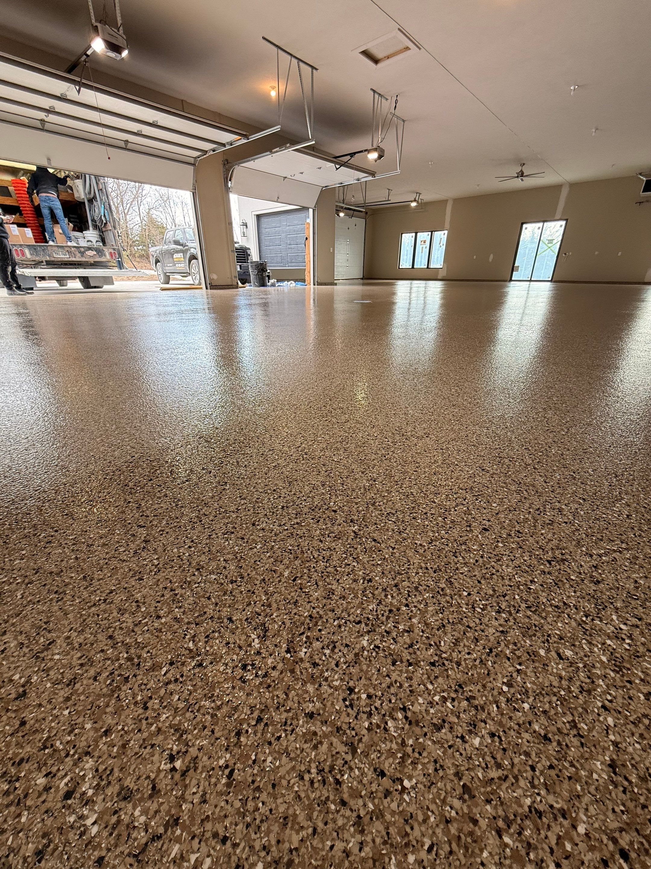 Baja Beige - 1/4" by Granite Garage Floors