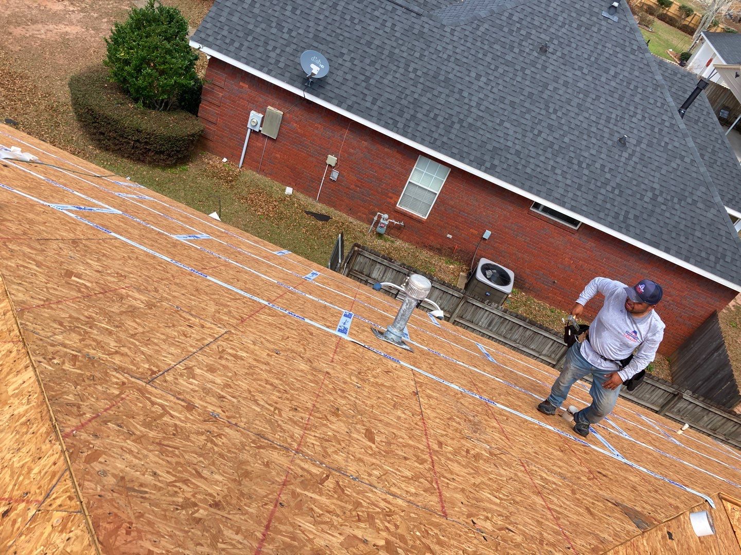 Residential Roofing Installation using Roof Replacement by American Roofing & Construction LLC