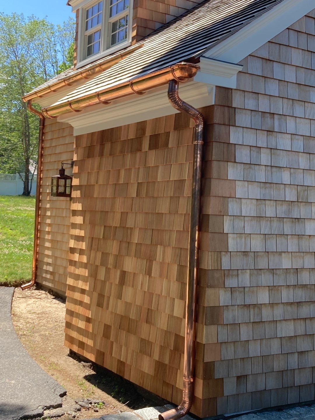Copper Gutter Installation in Osterville, MA   by Gutter Pro Enterprises