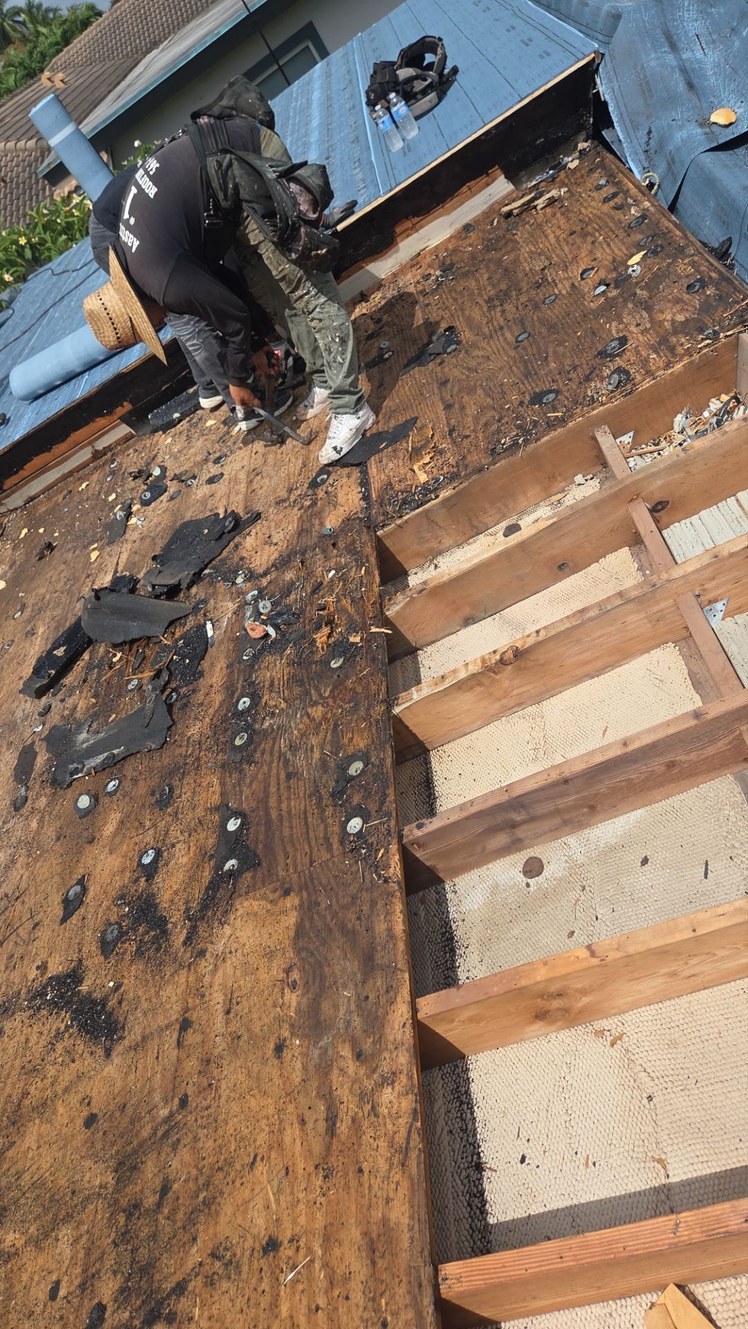 Flat Roof Replacement and Decking Repair in Boca Raton by Aastro Roofing