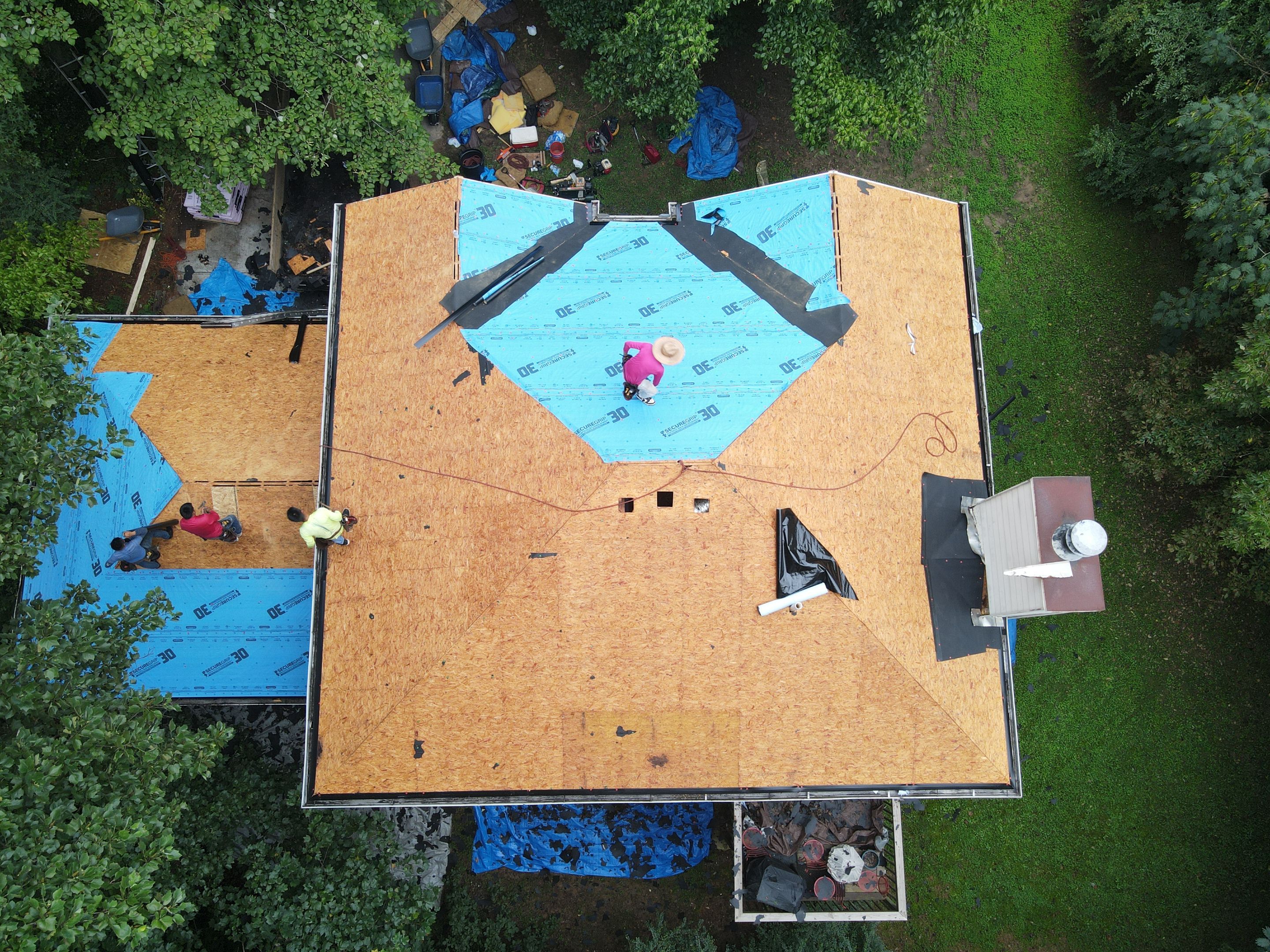 Residential Roofing Installation using Owens Corning by Inspector Roofing and Restoration