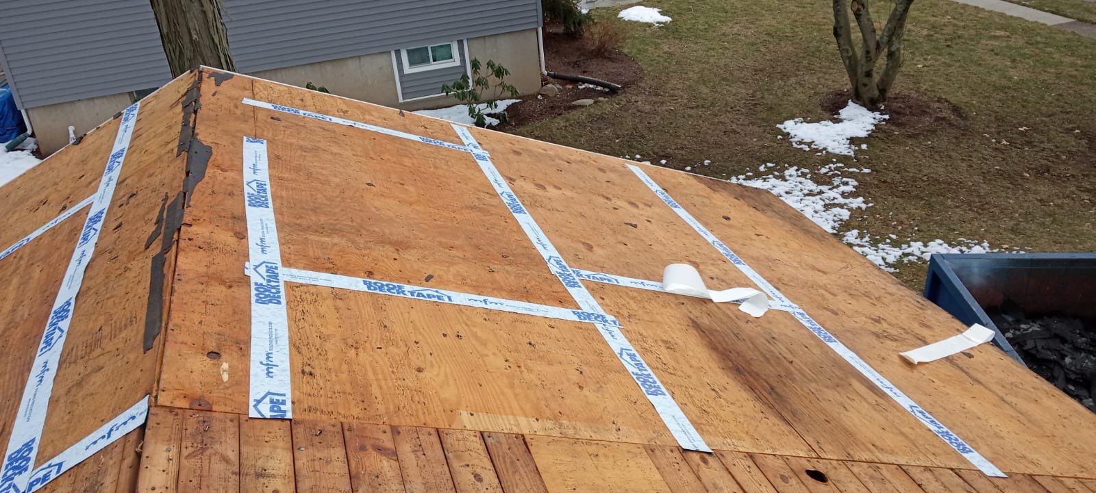 Residential Roofing Installation using Owens Corning Duration Estate Gray by A Plus Exterior