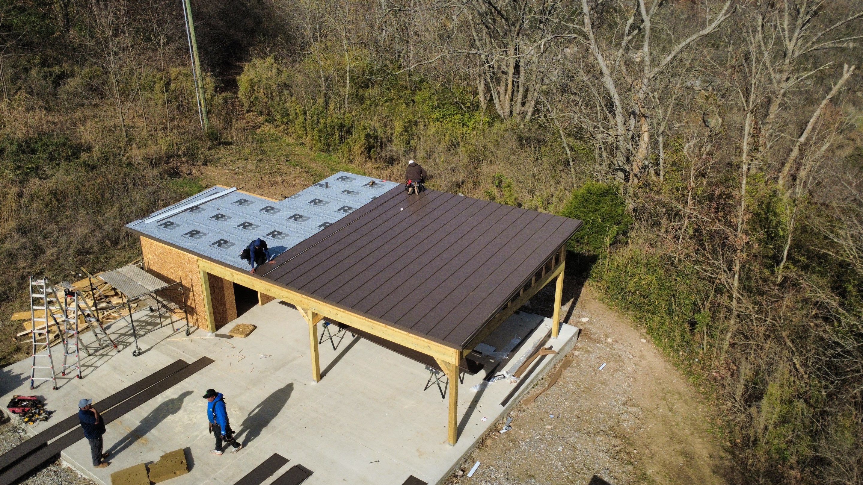 Standing Seam Pavilion Roof by Stout Exteriors