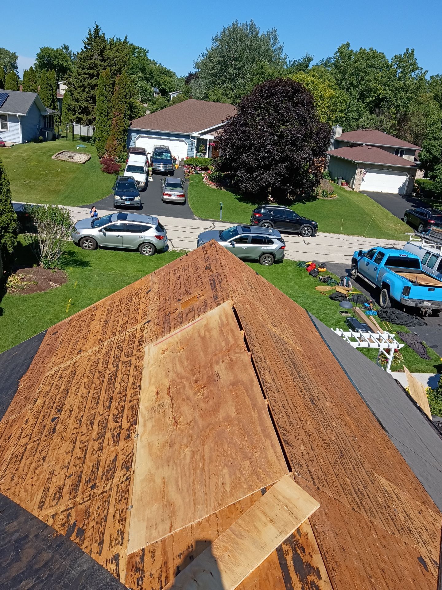 Architectural Asphalt Shingle Roof Replacement in West Chicago, Illinois by Pro Home Services Inc