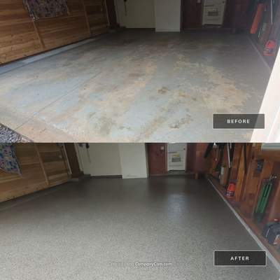 Vintage Bedstone Garage Coating