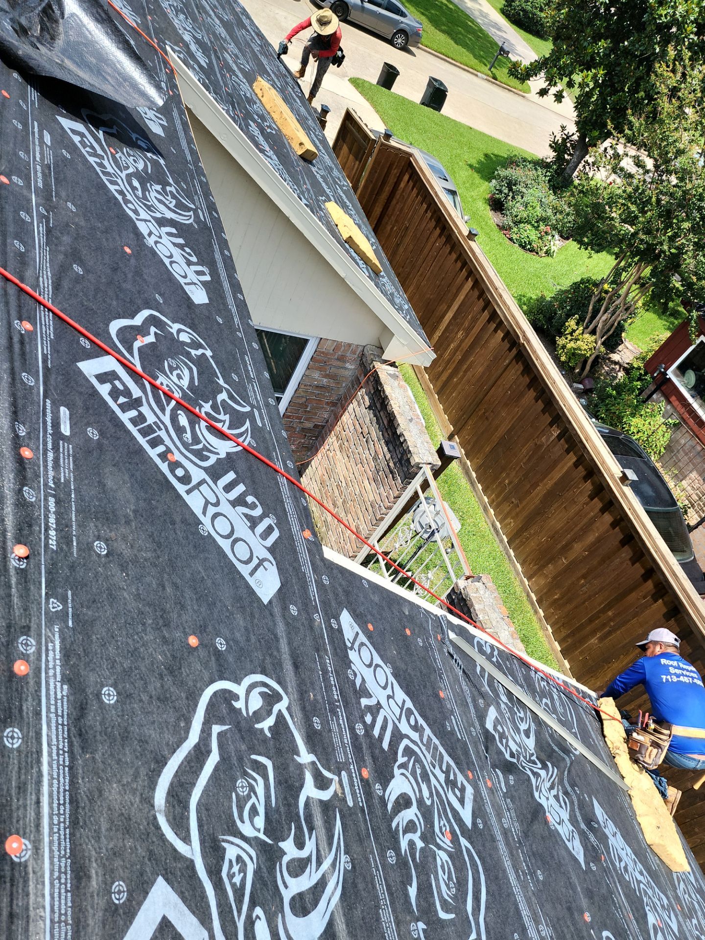 Residential Roofing Installation using Owen's Corning Duration (Lifetime) Shingles by Roof Repair Company