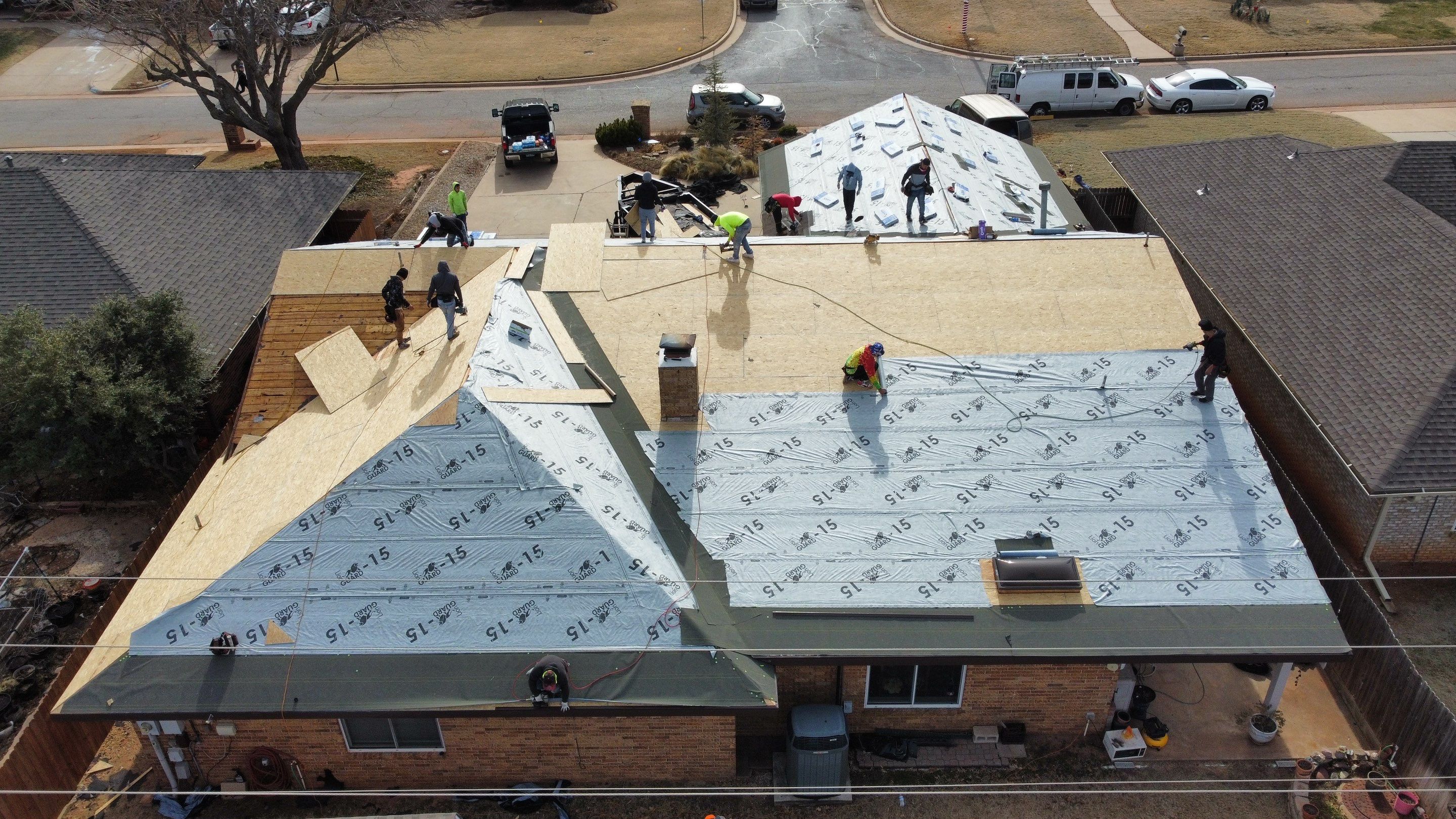 Malarkey Class 3 Antique brown install by Icon Roofing And Construction 