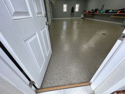 Trail Mix Garage Coating in Bristol, IN!