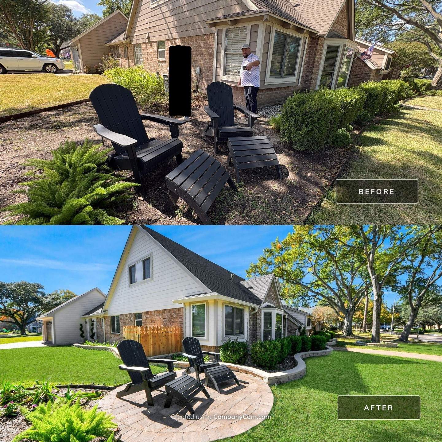 Exterior Home Makeover — Designed to Last by Texas Urban Elements