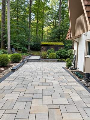Custom Paver Patio in Reston, VA