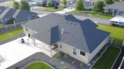 Full Residential Roof Replacement with Architectural Asphalt Shingles Easton Dr Pasco, WA, 99301 The Alpine Premium System - Certainteed Landmark® PRO Shingle - Moire Black