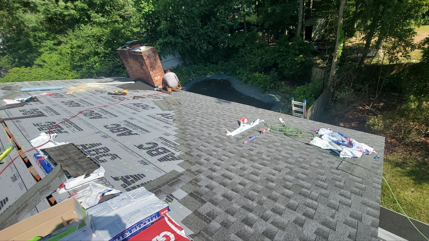 Roof Installation using GAF Timberline HDZ by ExteriorPros