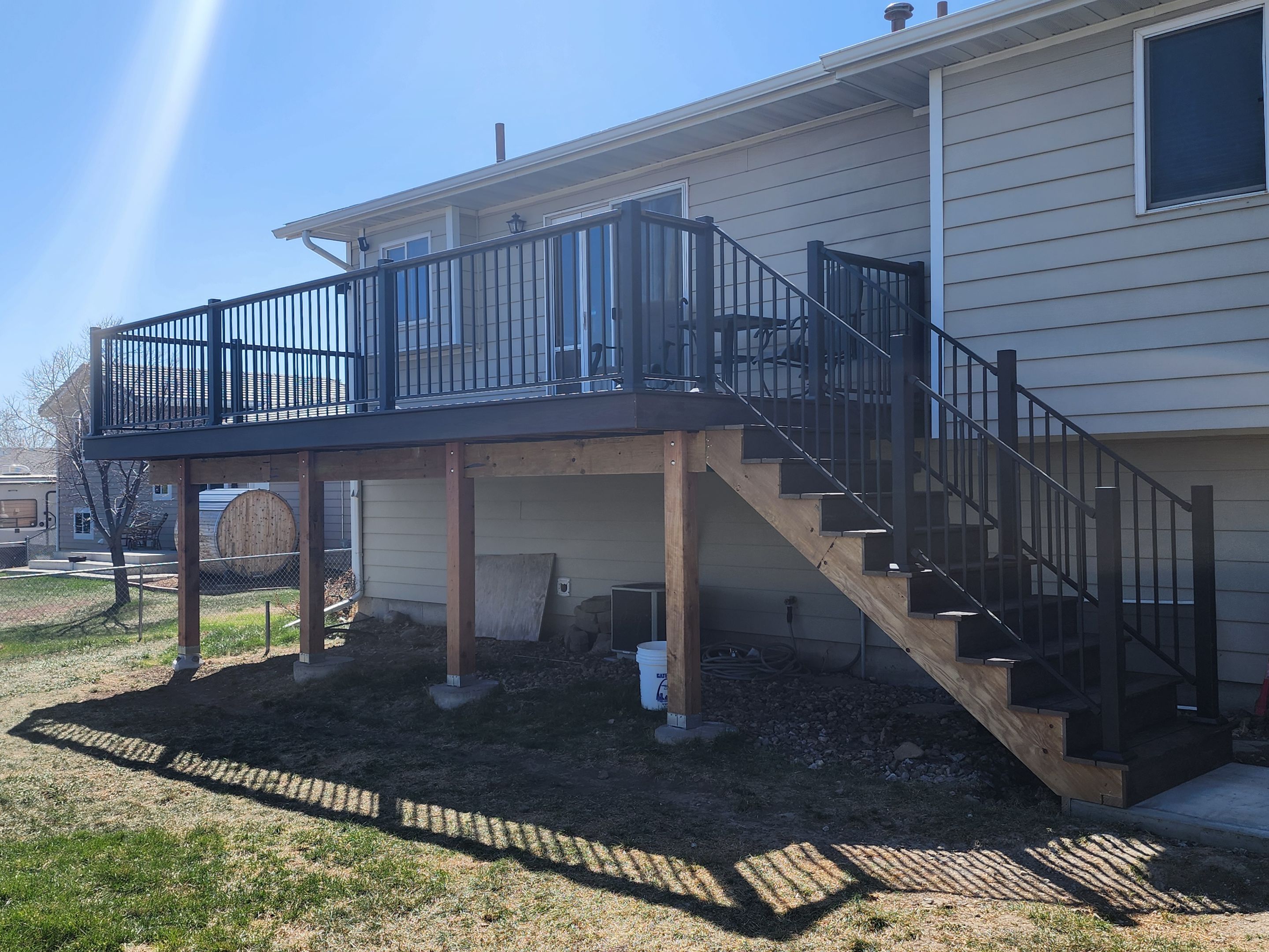 Trex Decking using Trex by Weather-Tite Exteriors LLC