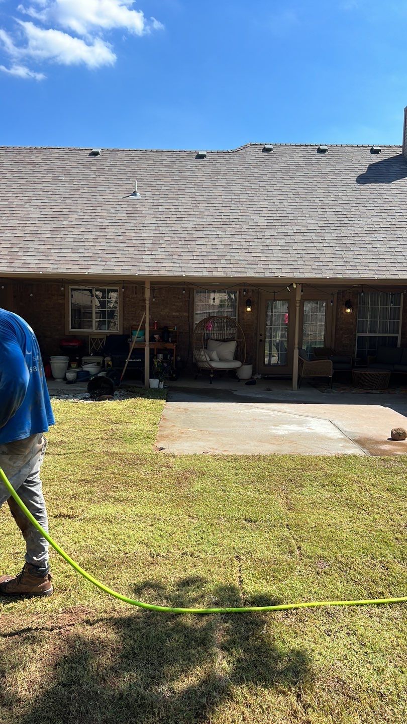 Tree removal , Concrete, Pergola, and sod install  by Clays Services Inc