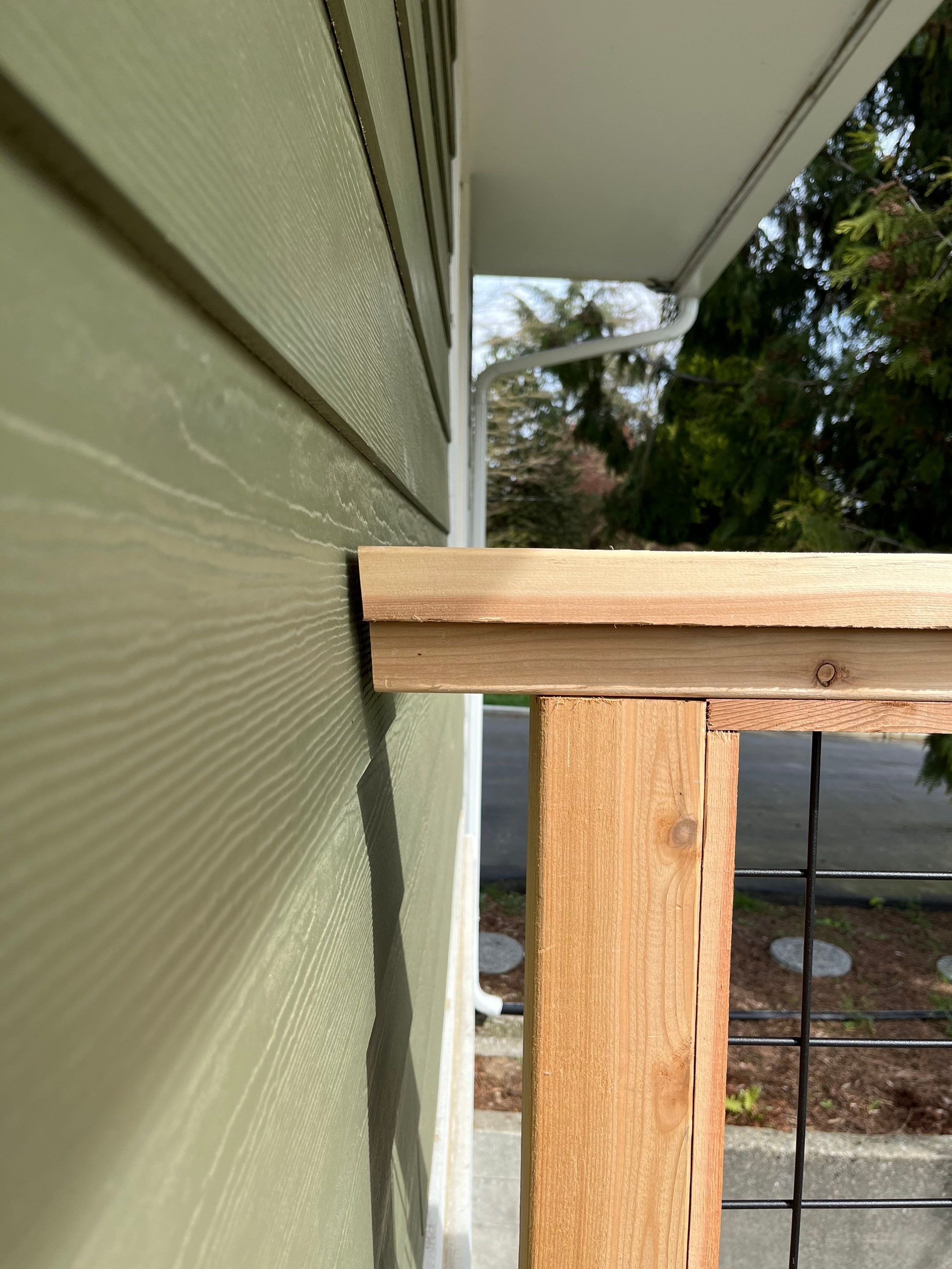 Burien Hogwire Railing  by Alki deck builders 