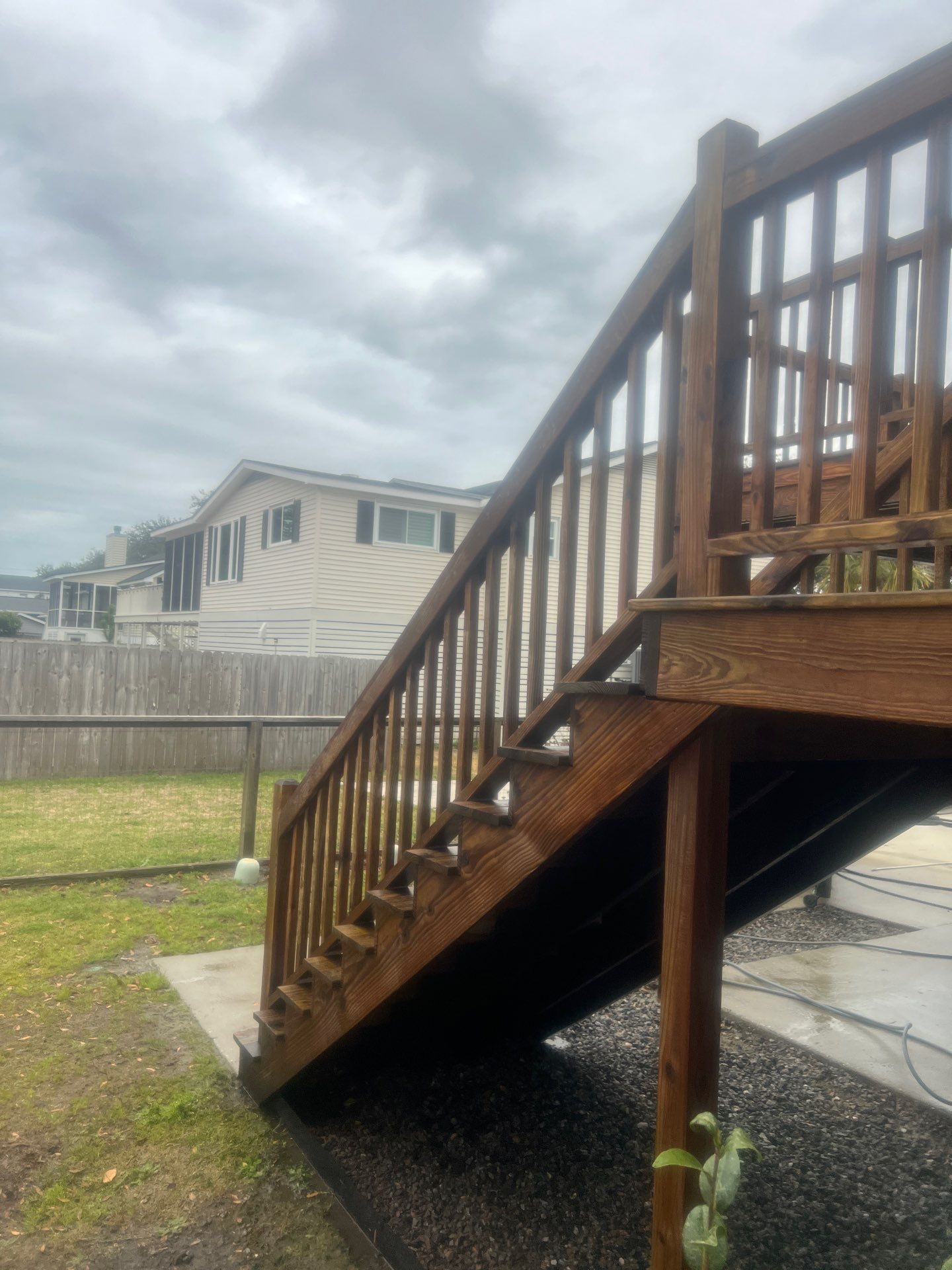 Weathered Deck and Screened Porch using Wood Sealant by DuraSeal